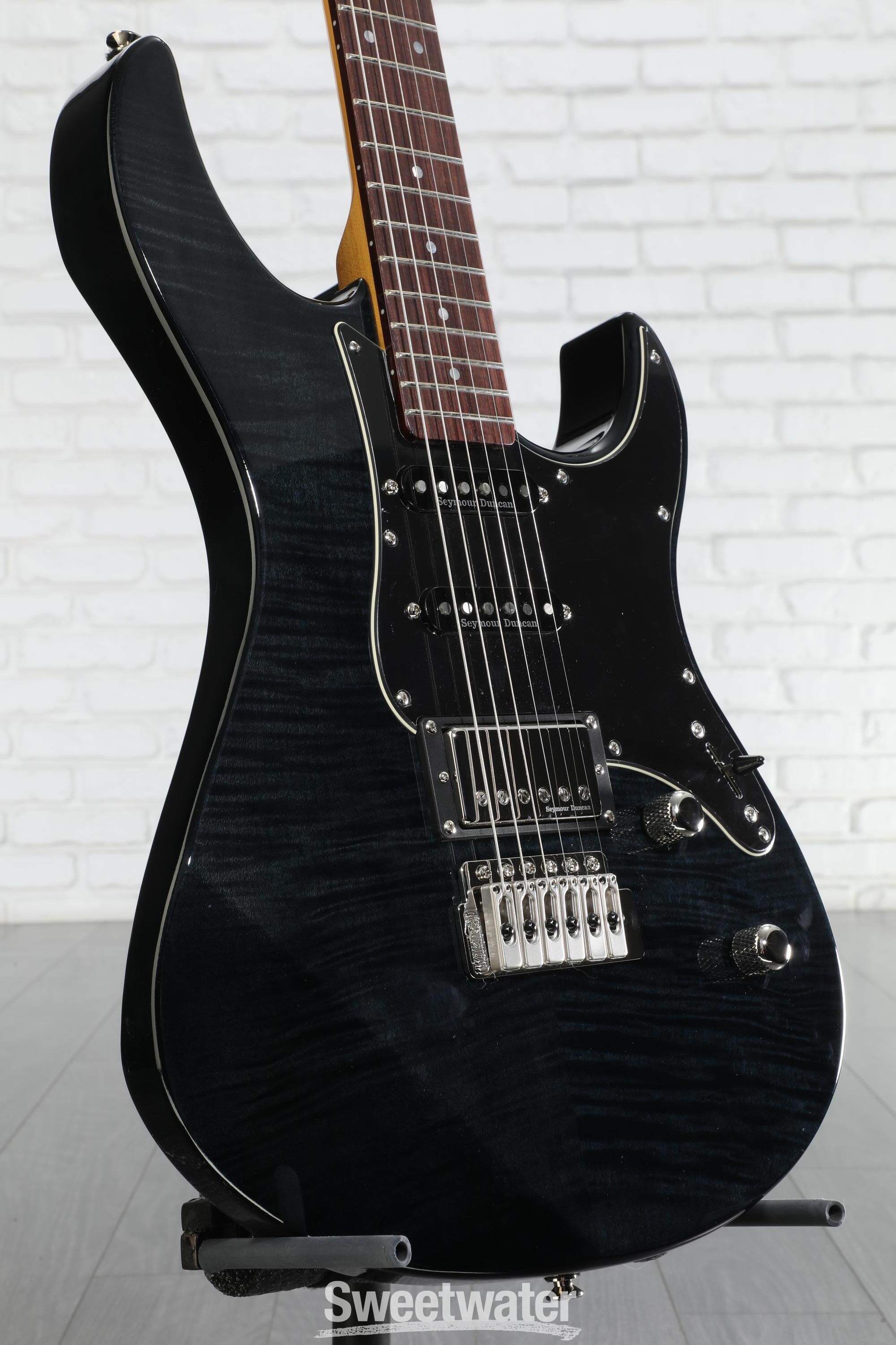 Yamaha PAC612VIIFM Pacifica Electric Guitar - Translucent Black