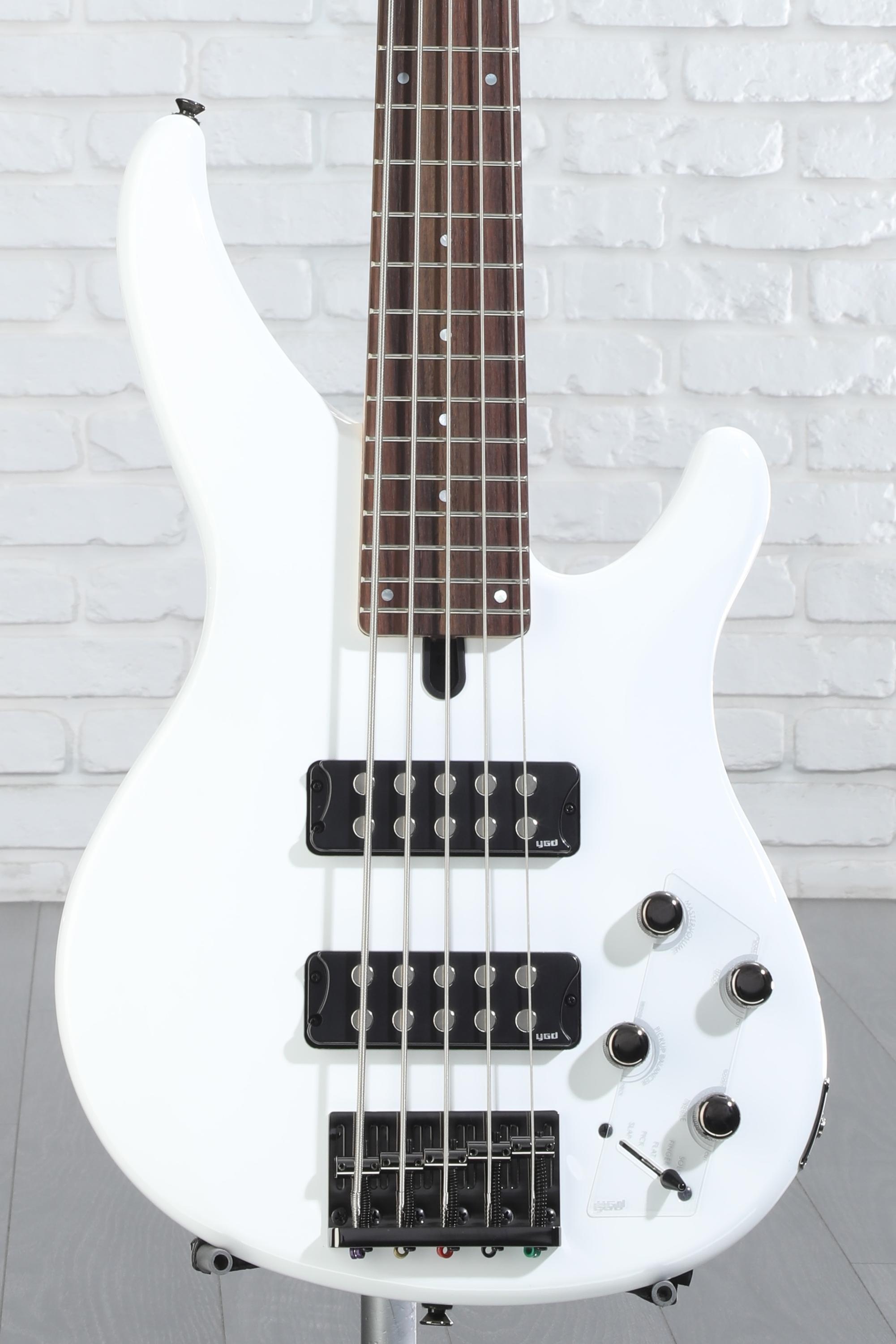 Yamaha TRBX305 5-string Bass Guitar - White | Sweetwater