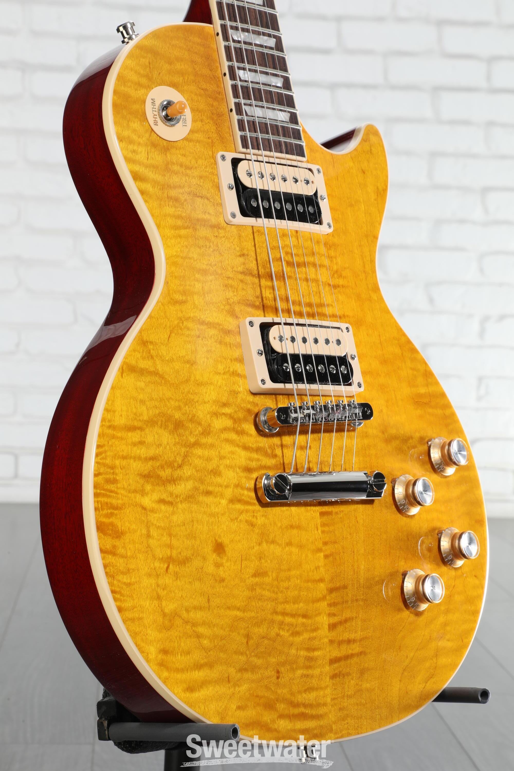 ギター Gibson Slash Les Paul Appetite Amber Gibson Slash Les Paul Standard Electric Guitar - Appetite Burst