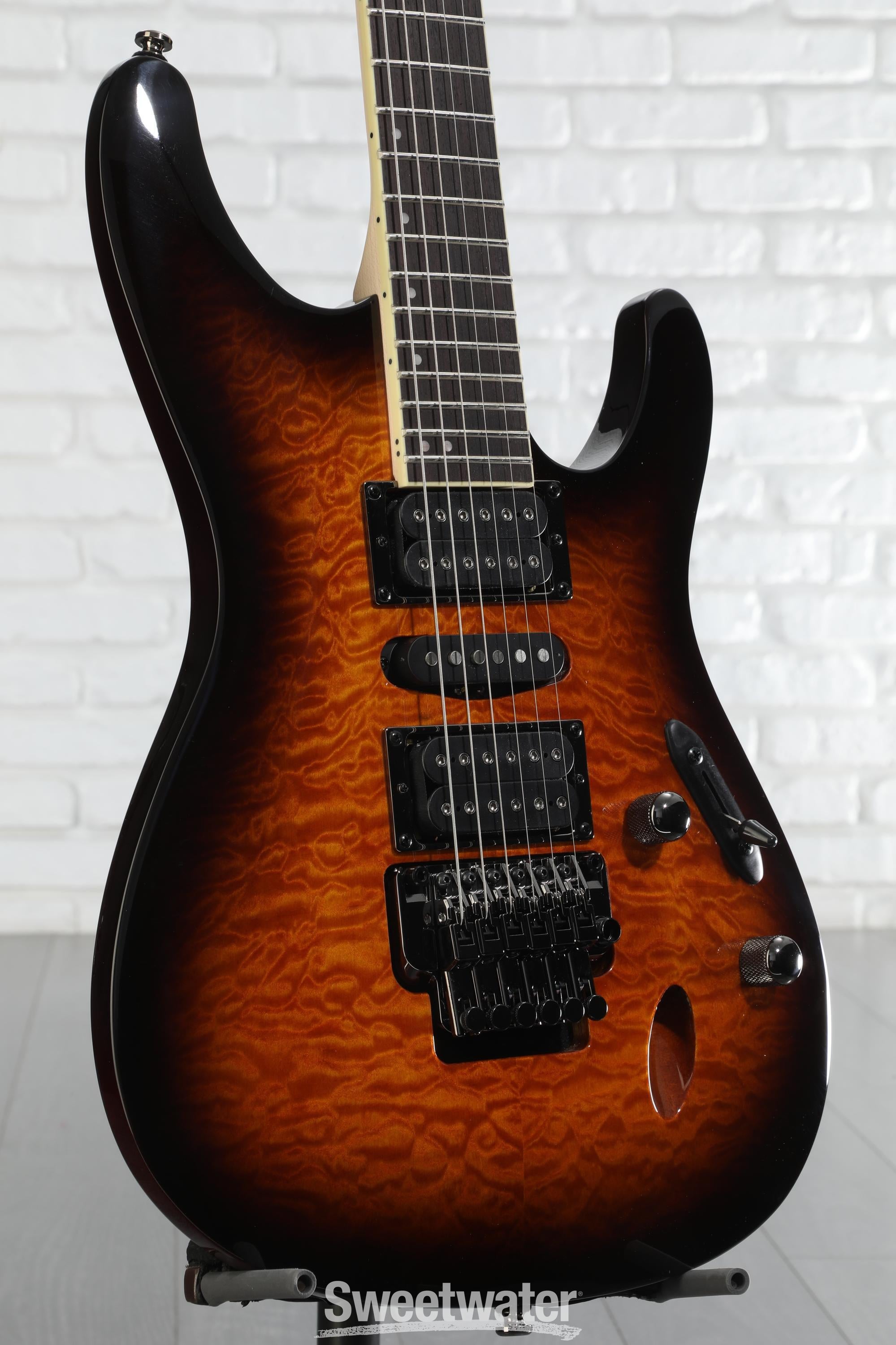 Ibanez S670QM Electric Guitar - Dragon Eye Burst | Sweetwater