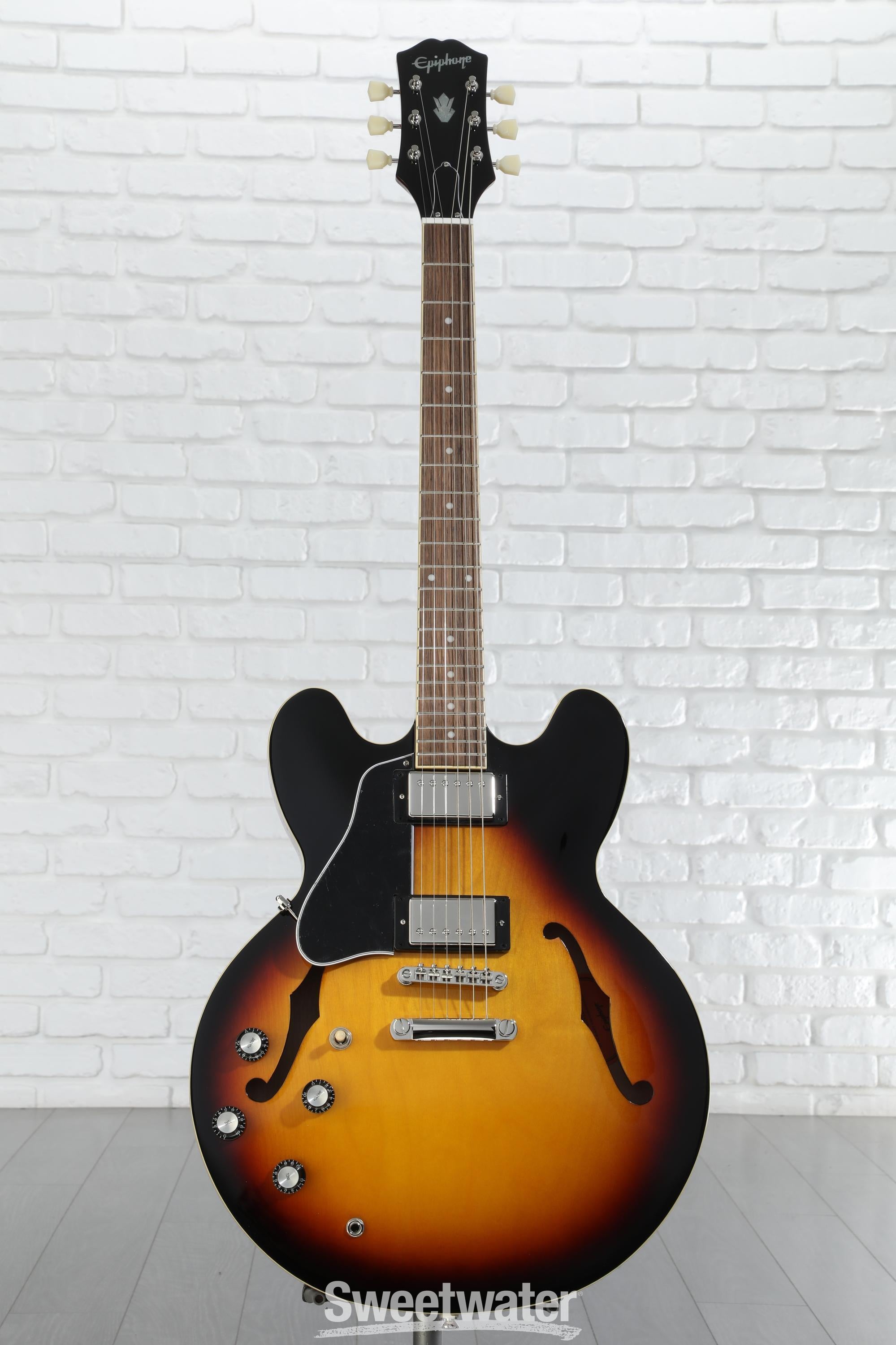 Amazon.com: Epiphone ES335 Semi Hollowbody, Vintage Sunburst