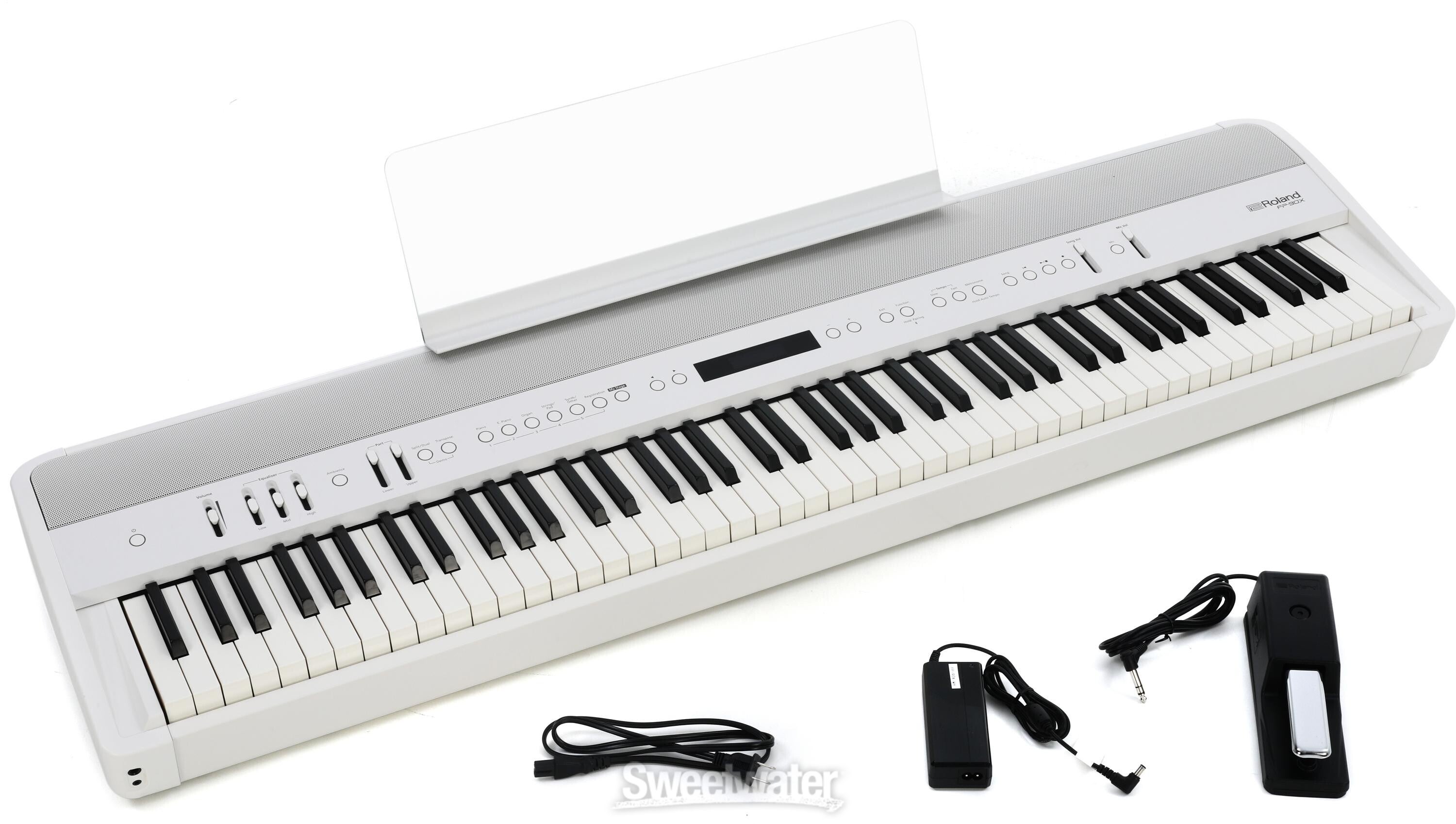 Roland FP-90X Digital Piano - White | Sweetwater