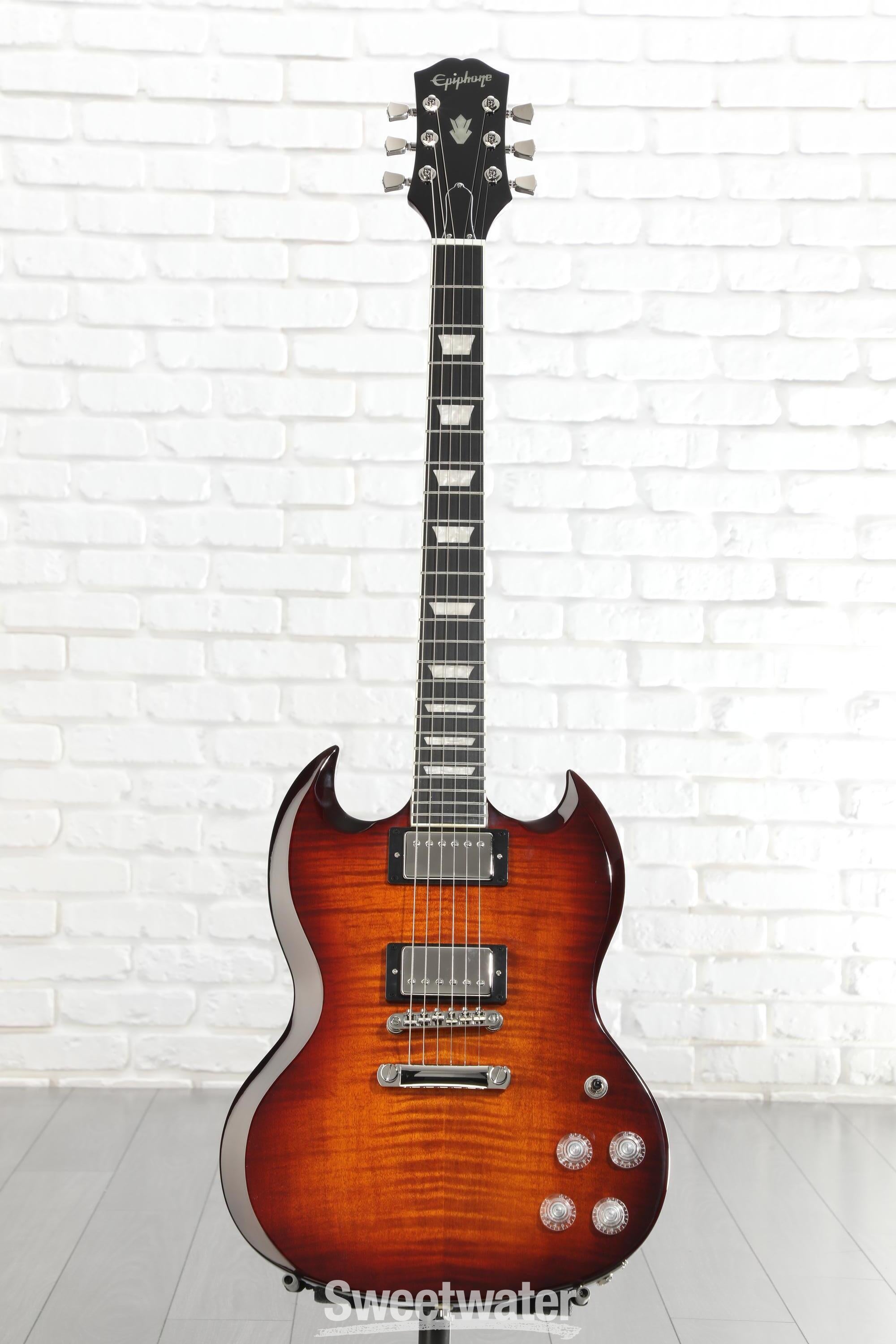 Epiphone SG Modern Figured Electric Guitar - Mojave Burst | Sweetwater