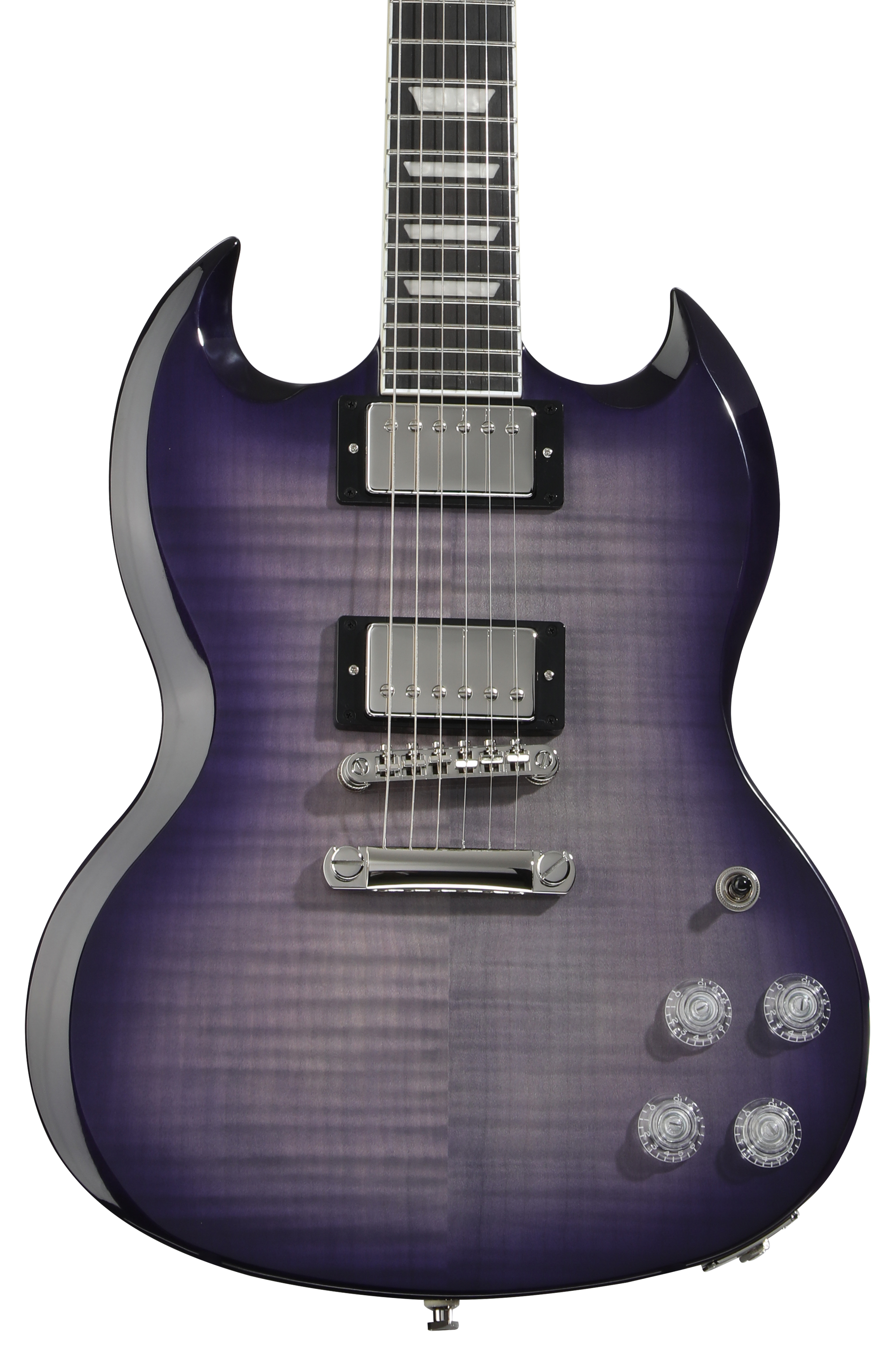 Epiphone SG Modern Figured Electric Guitar - Purple Burst