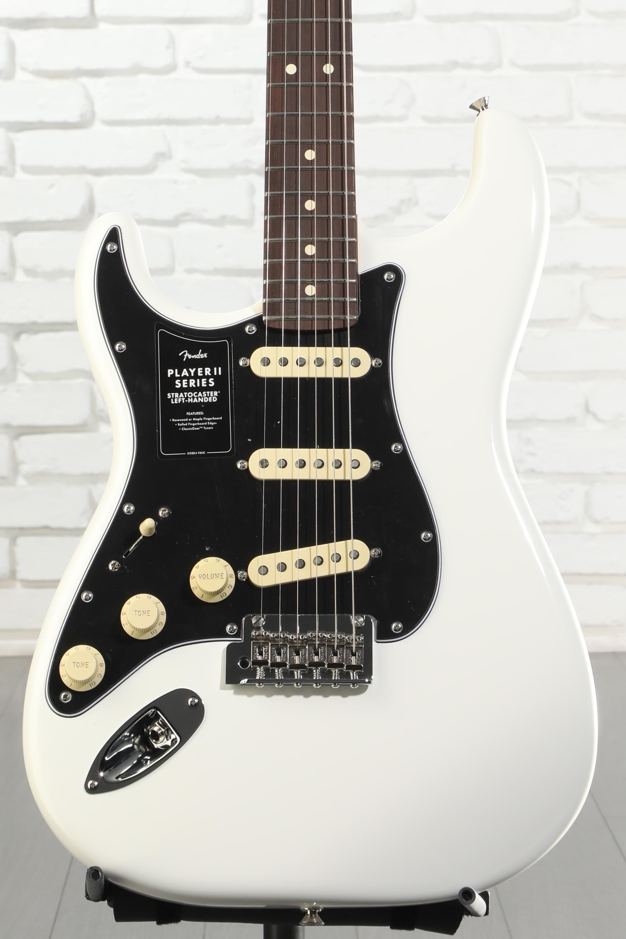 Fender Player II Stratocaster Left-handed Electric Guitar - Polar