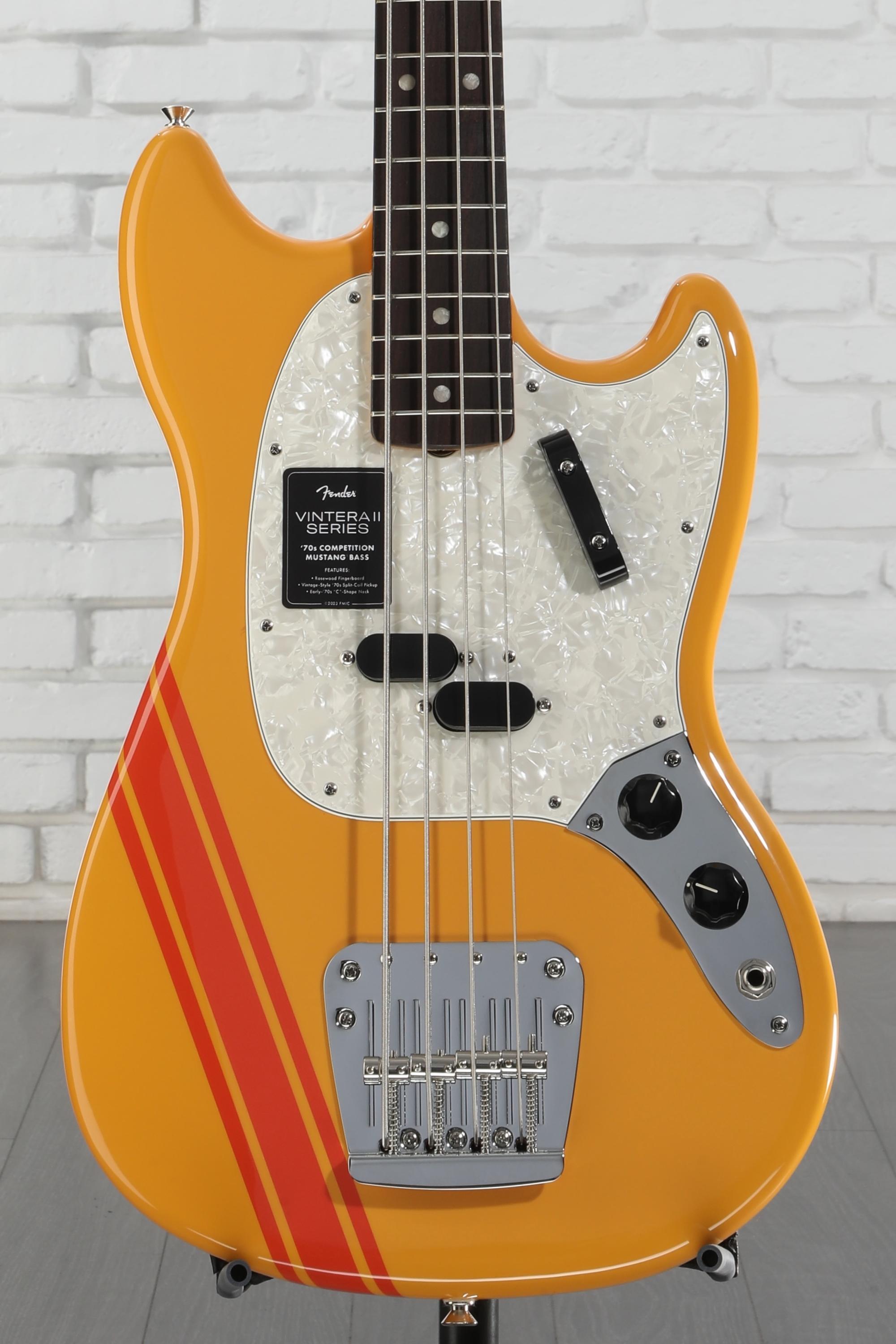 fender vintera 70's mustang オレンジ Fender Vintera II 70s Mustang Competition Orange
