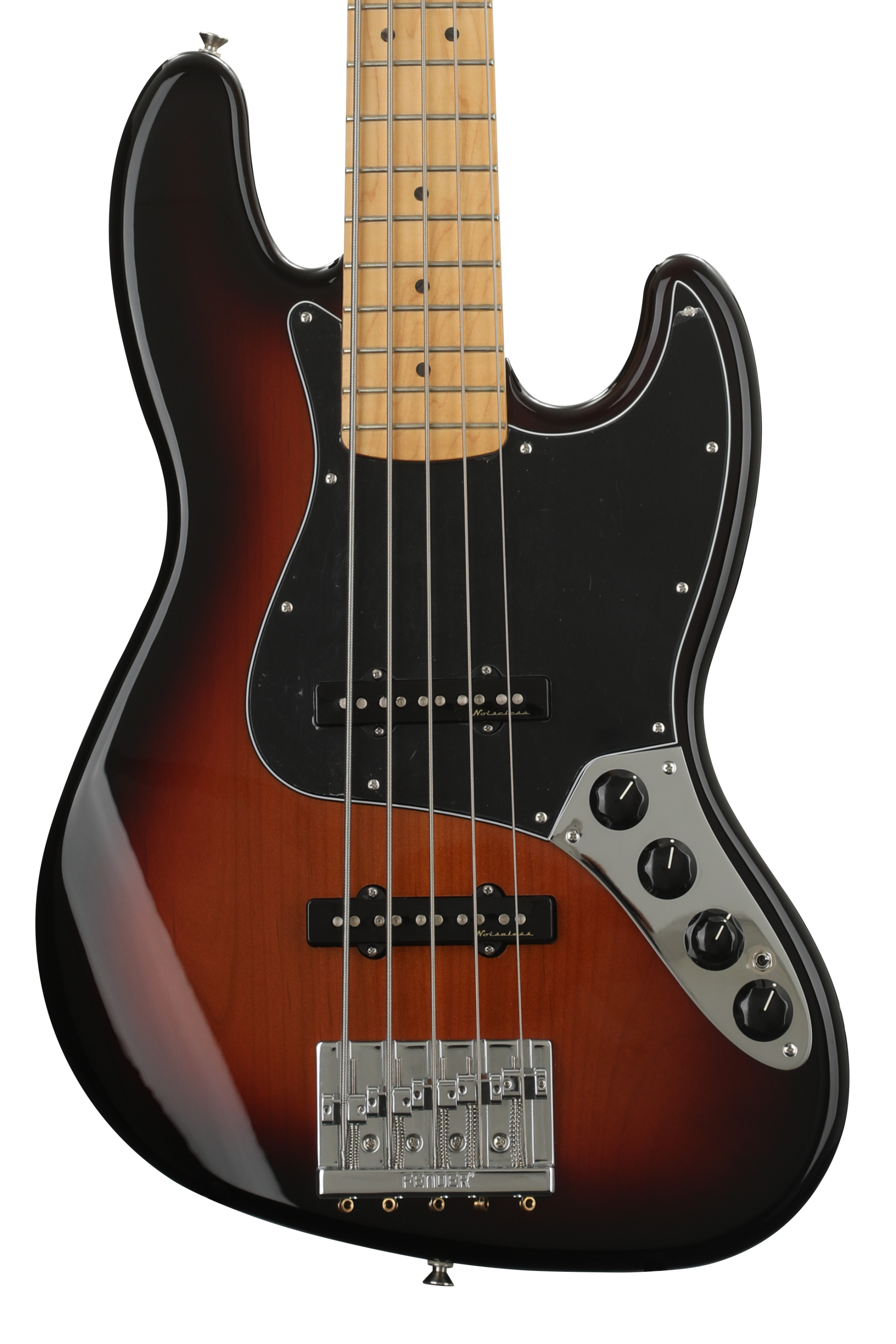Fender Deluxe Active J Bass V - 3-Color Sunburst with Maple