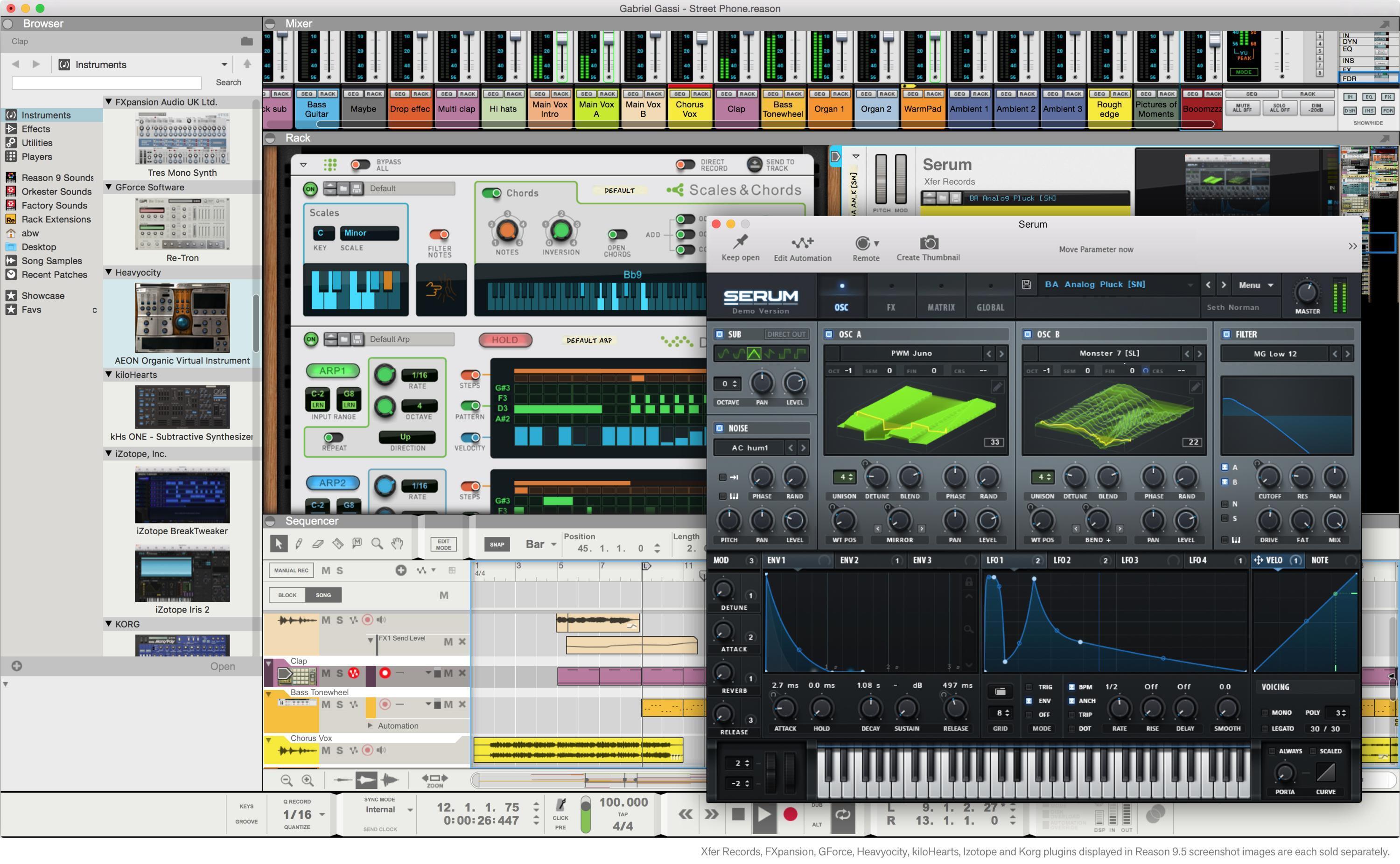 Reason Studios Reason 9.5 - Upgrade from Previous Versions of