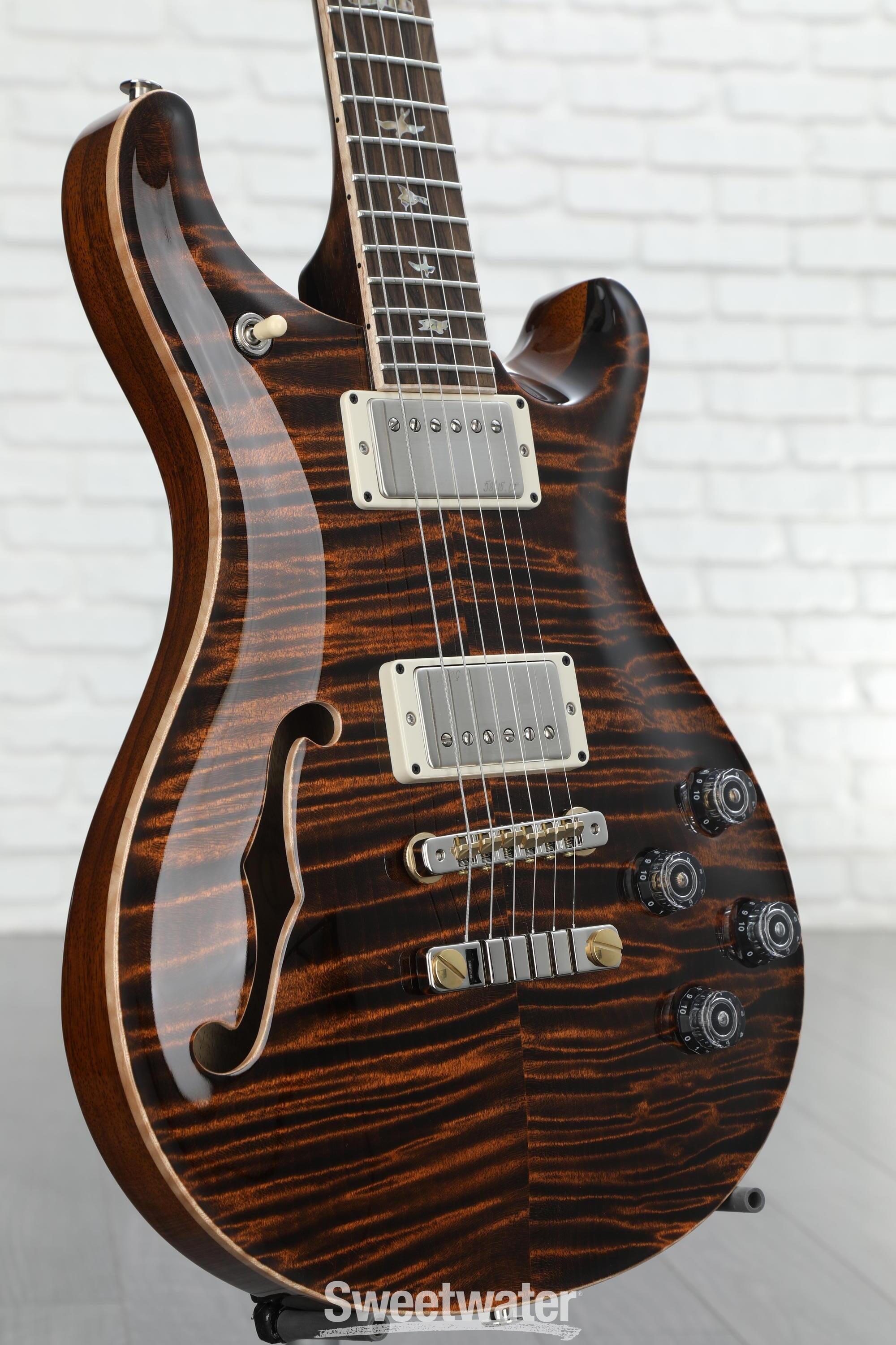 Photo of PRS Private Stock #11655 McCarty 594 Semi-Hollow Electric Guitar - Amaretto