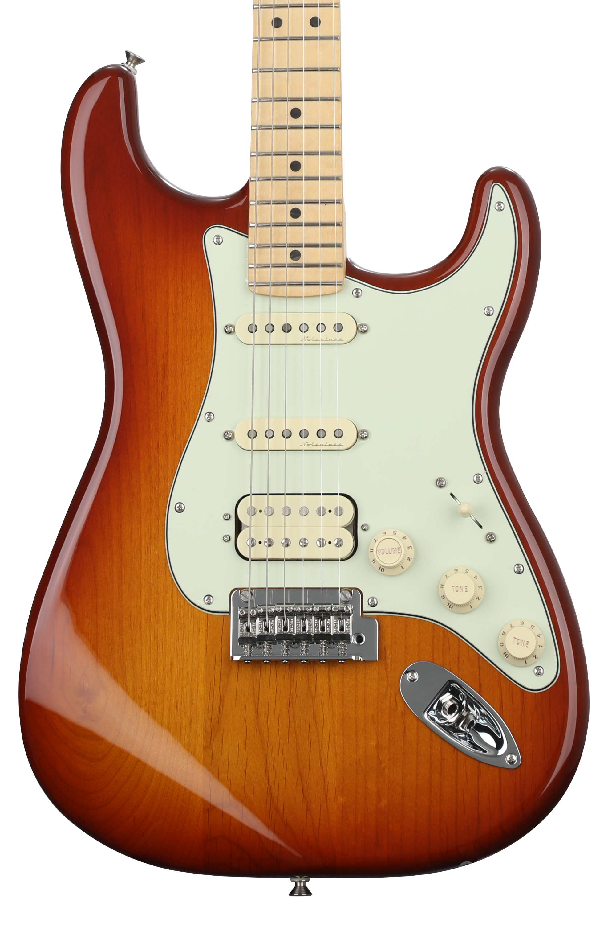 Fender Deluxe Stratocaster HSS - Tobacco Sunburst with Maple Fingerboard