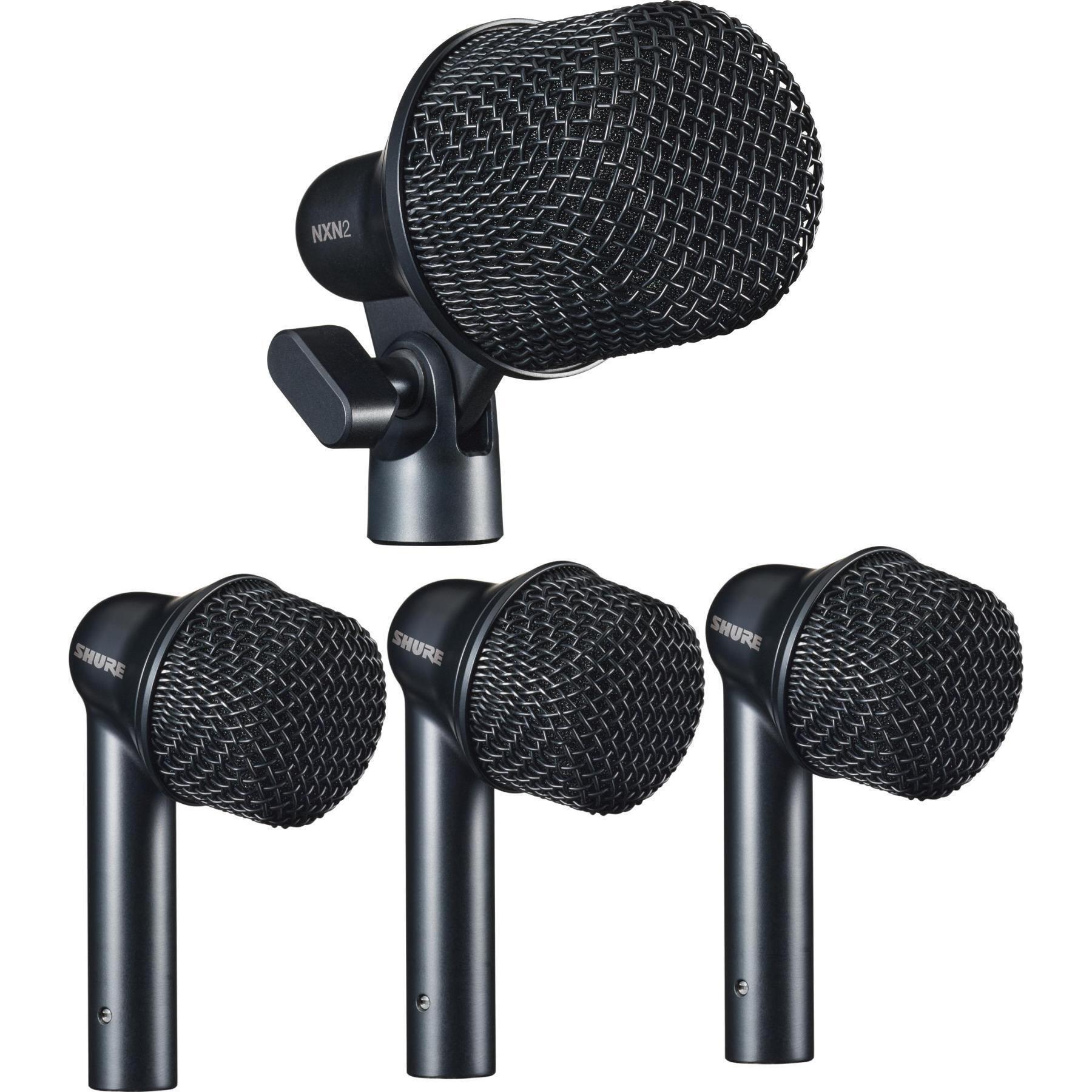Shure Nexadyne 4 Piece Drum Microphone Set | Sweetwater