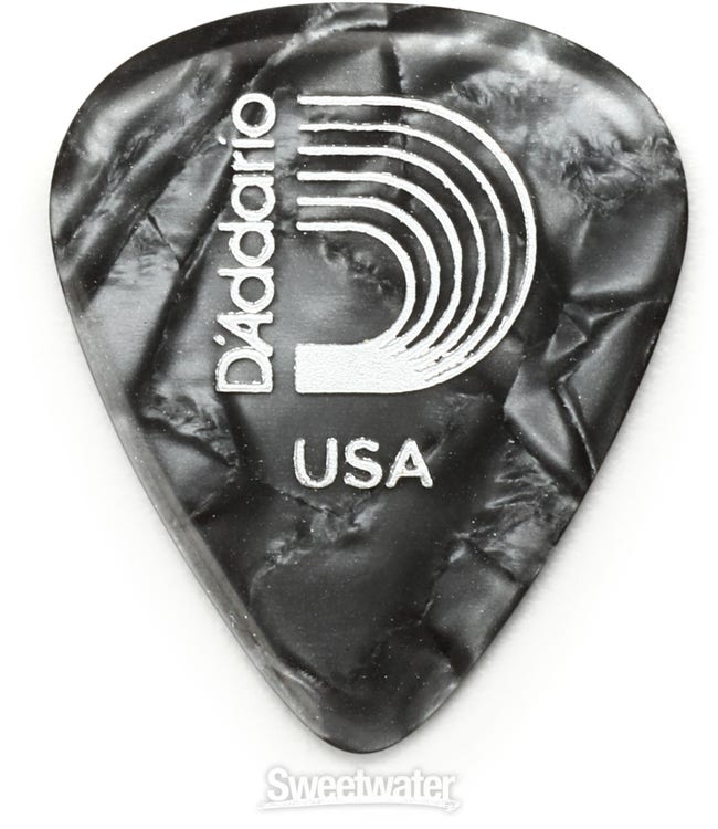 D'Addario Celluloid Guitar Picks - Guitar Accessories - Guitar Picks for  Acoustic Guitar, Electric Guitar, Bass Guitar - Natural Feel, Warm Tone 