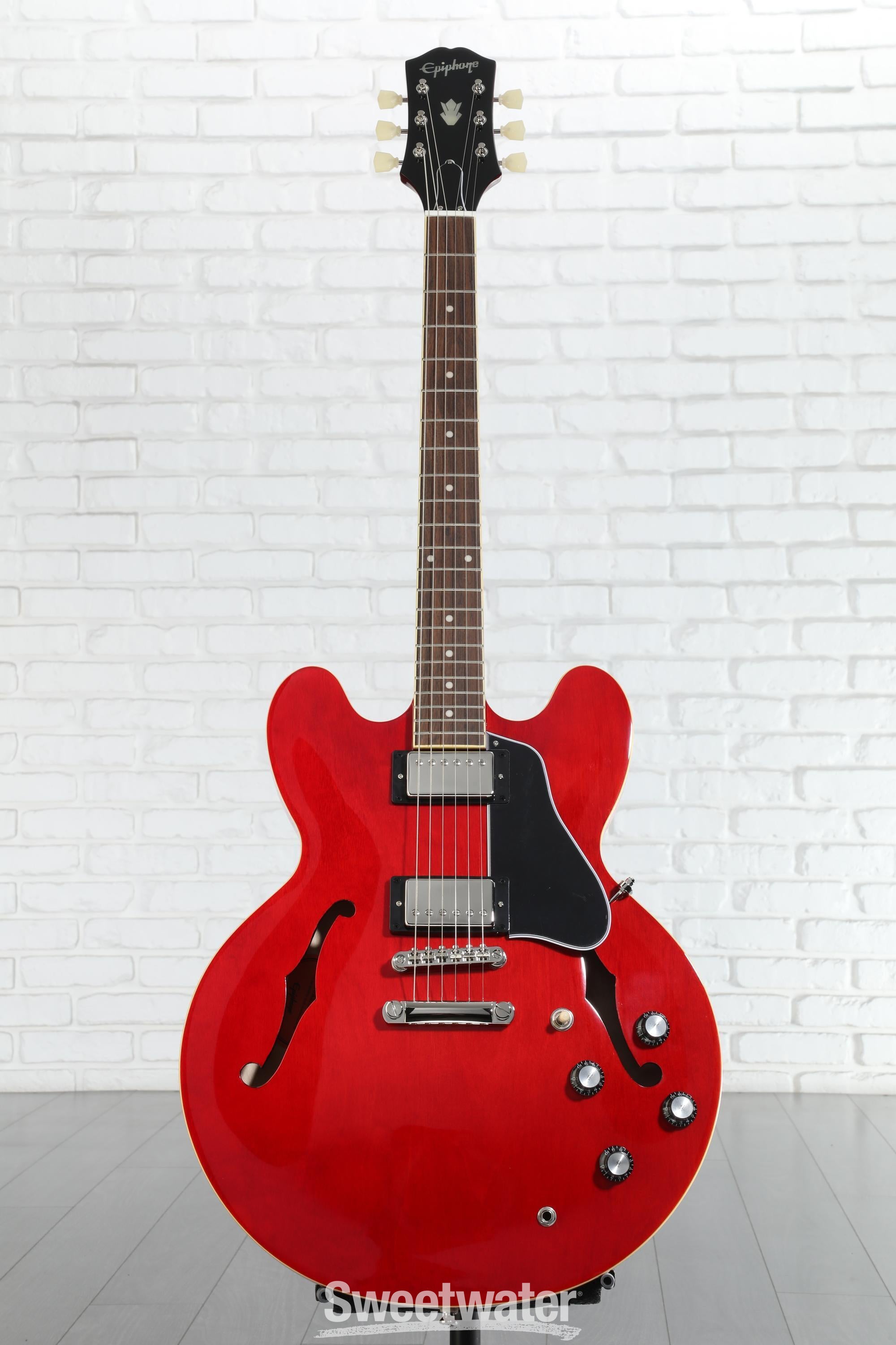 Epiphone ES-335 Semi-hollowbody Electric Guitar - Cherry | Sweetwater