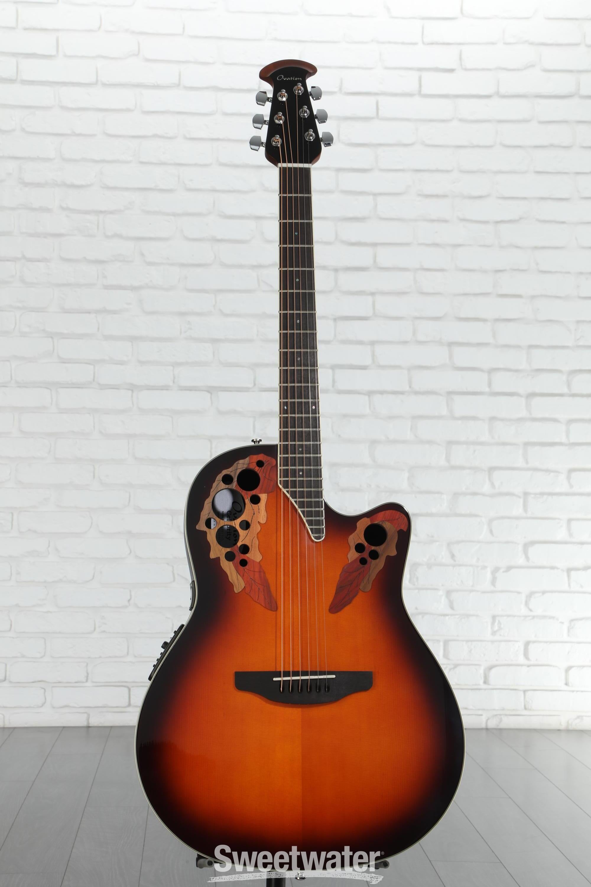 Ovation Elite Celebrity Super Shallow - Sunburst | Sweetwater