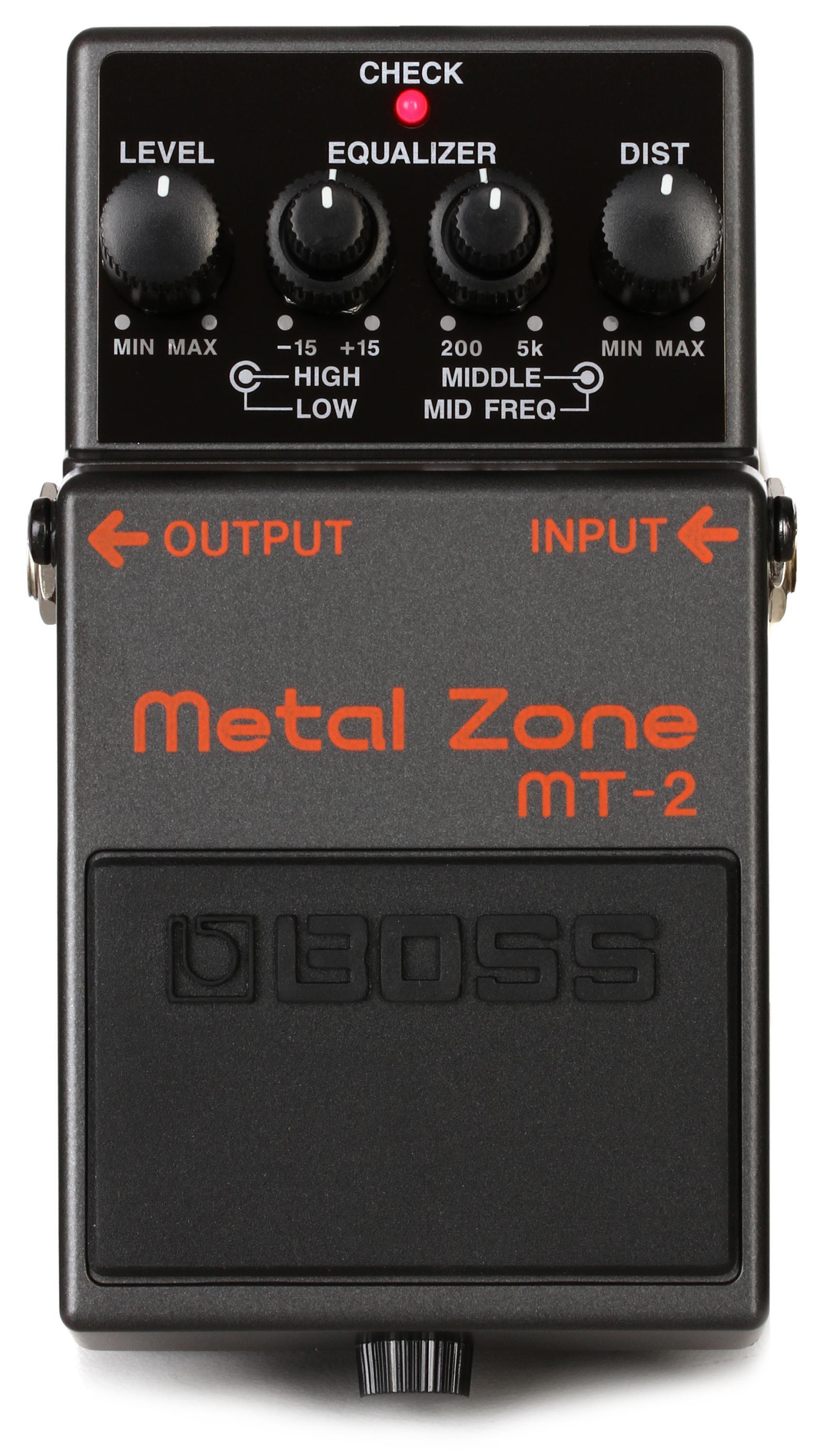 Boss MT-2 Metal Zone Distortion Pedal | Sweetwater