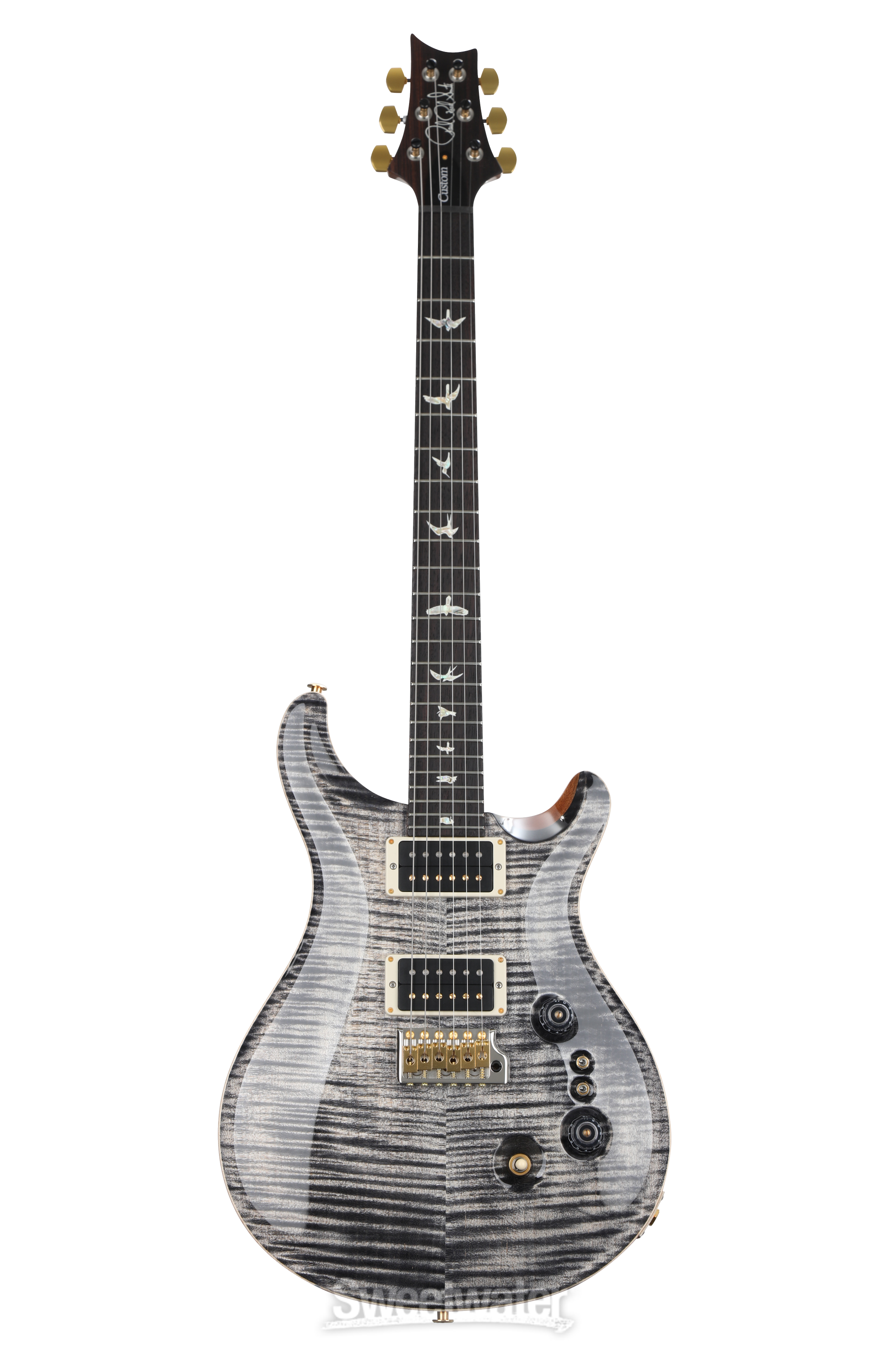 PRS Custom 24-08 Electric Guitar - Charcoal 10-Top