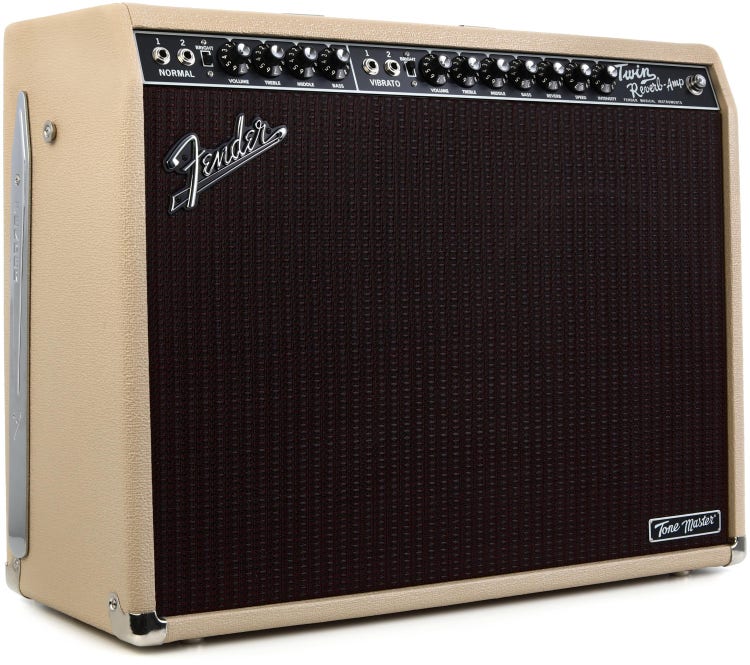 Fender Tone Master Twin Reverb 2x12-inch 200-watt Combo Amp - Blonde