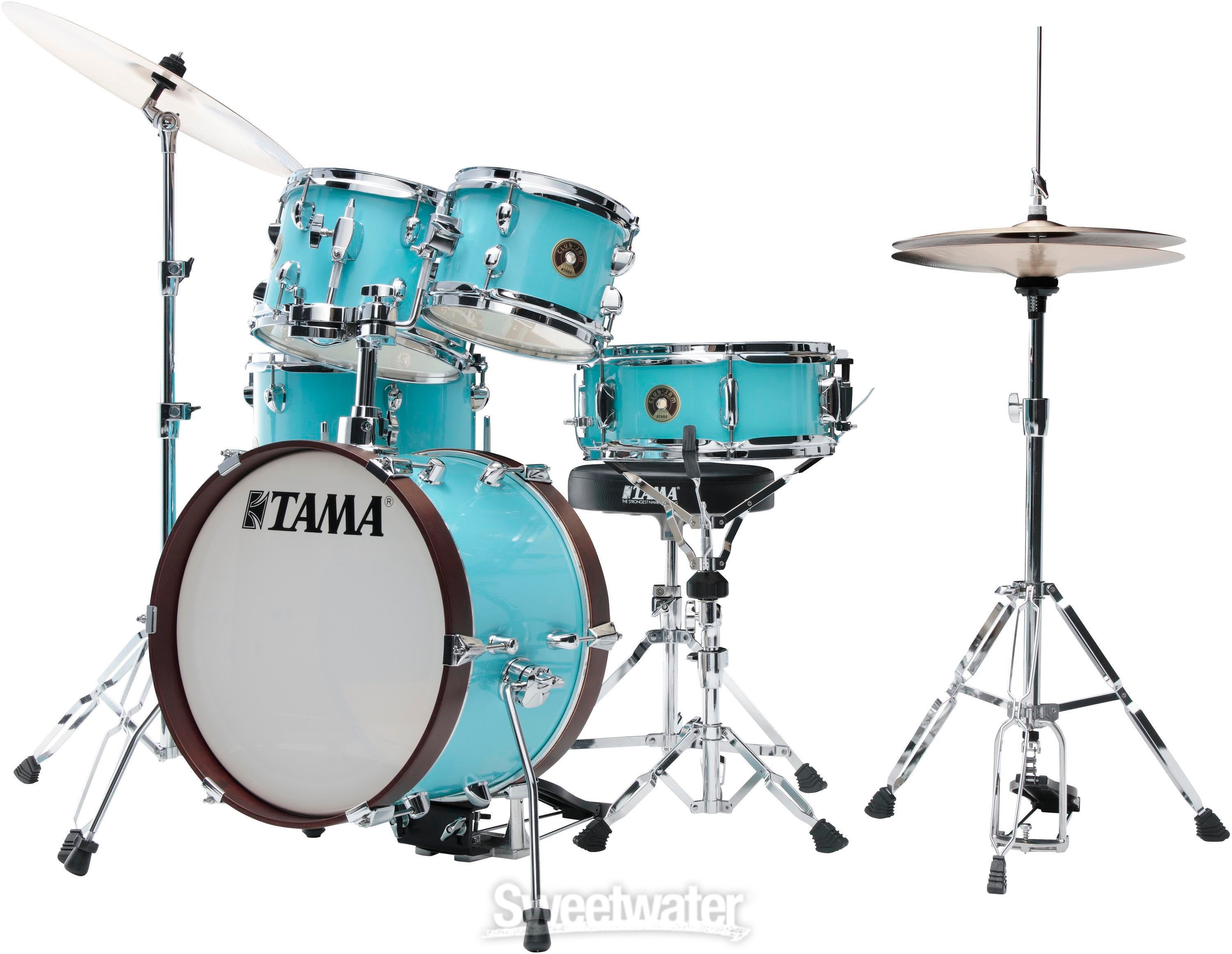 Tama Limited Club-JAM 5-piece Shell Pack with Snare - Aqua Blue
