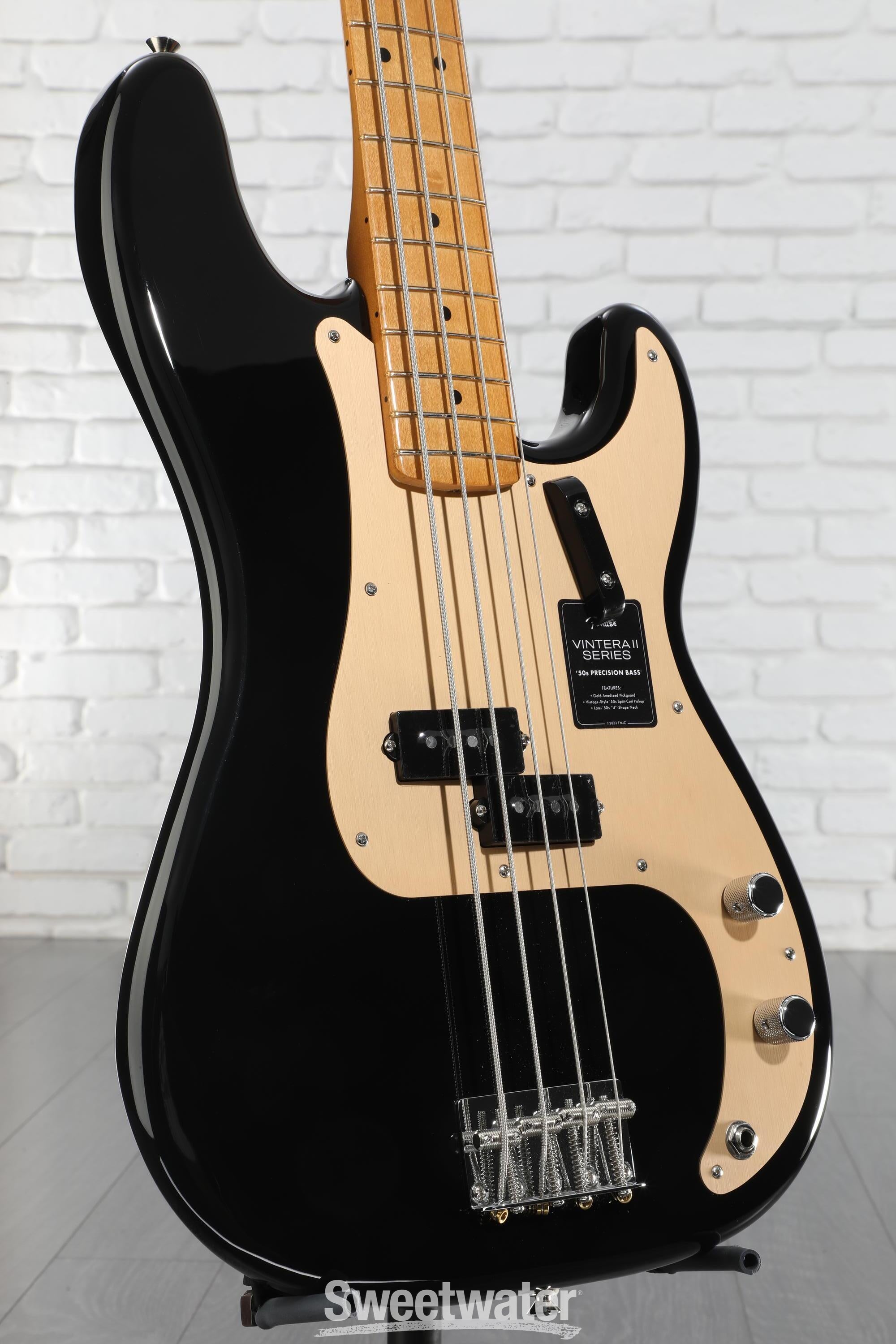高感度ショップで2023年売れたブランド Fender Vintera II '50s Precision Bass - Black | Sweetwater ベース