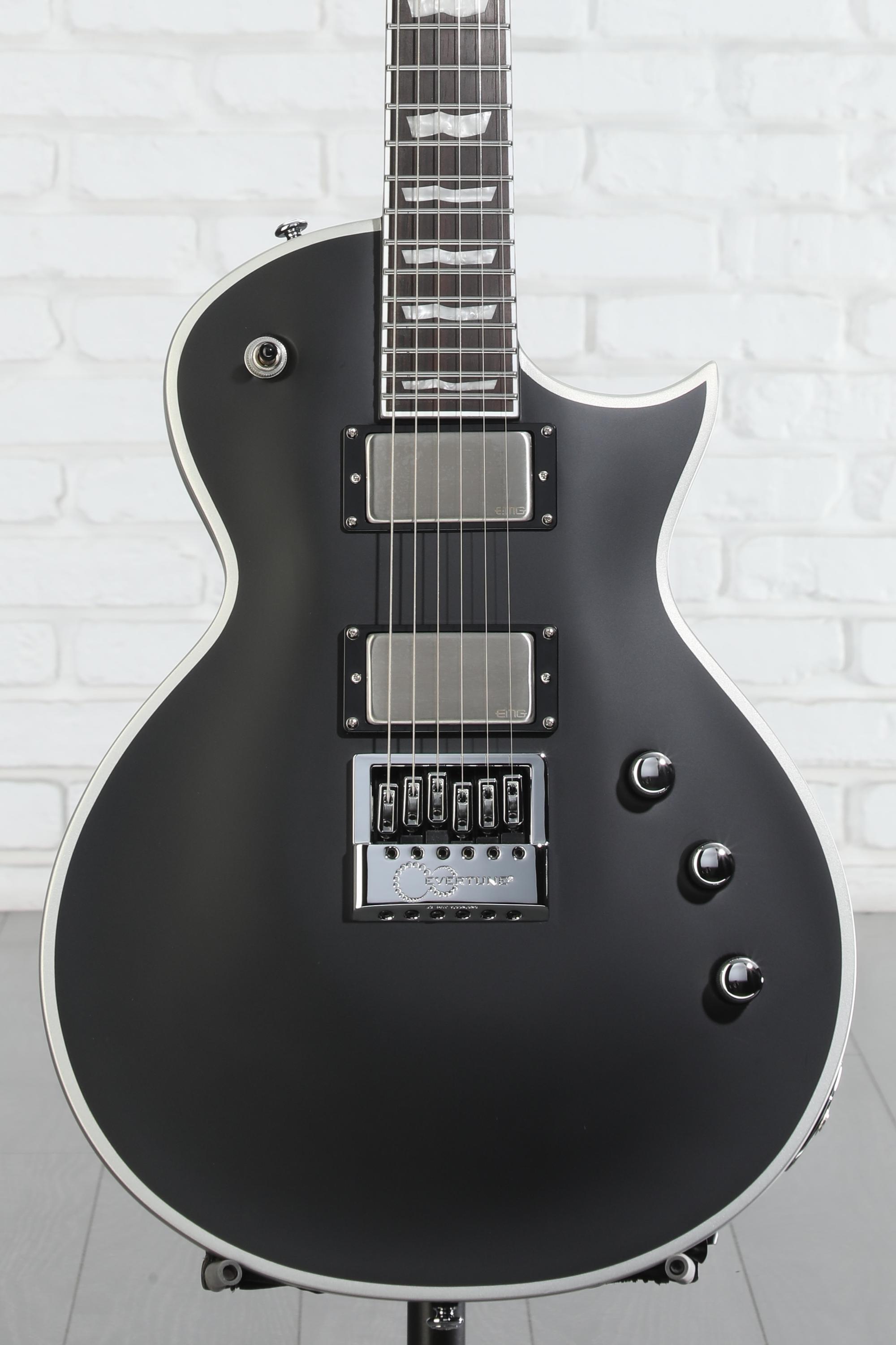 ESP LTD EC-1000 Evertune BB Electric Guitar - Black Satin