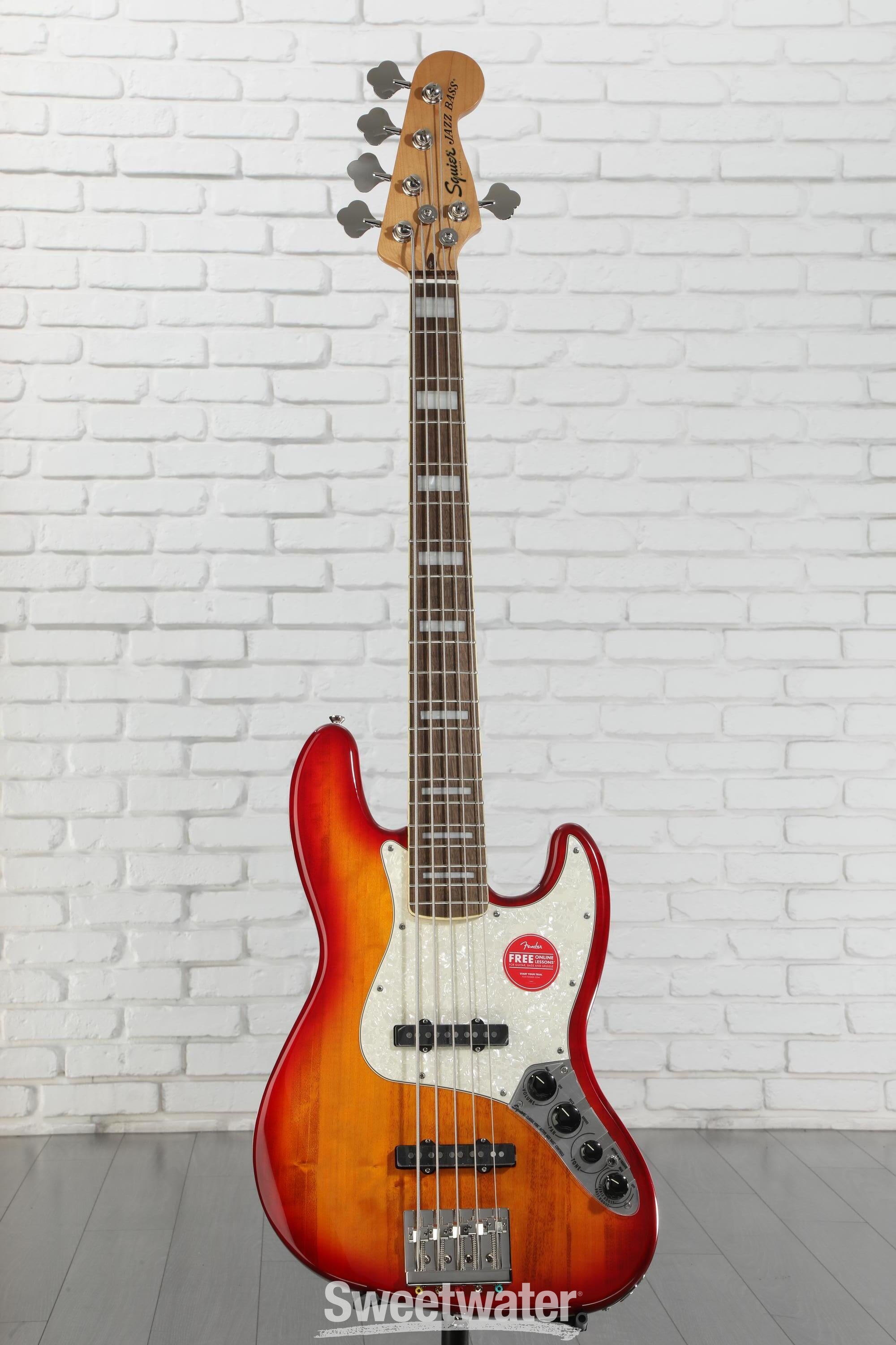 フェイザー＆クラシックヴァイブAES107 Aqua Mirage Vibe Classic Vibe™ Active '70s Jazz Bass® V – Fender