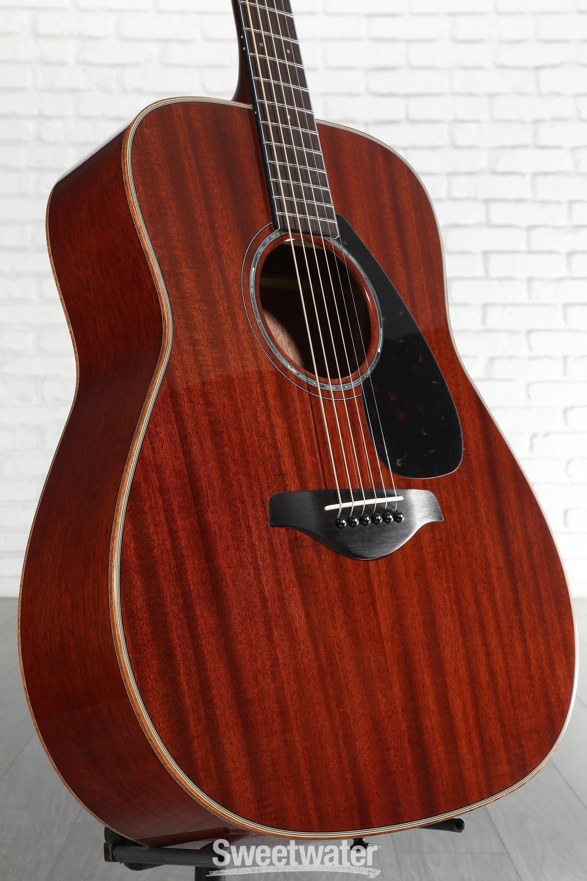 Yamaha FG850 Dreadnought Acoustic Guitar - Natural Reviews