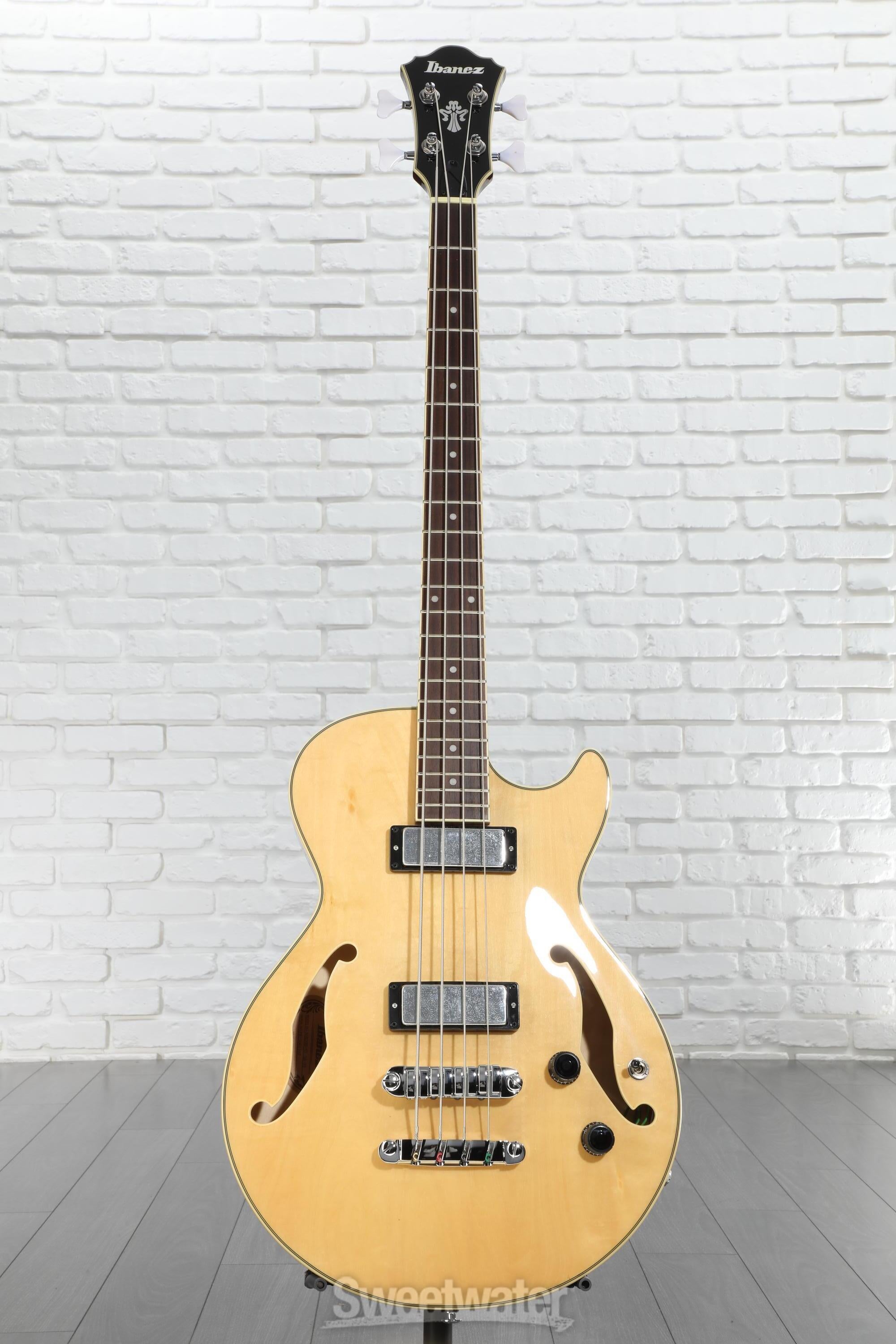 Ibanez AGB200 Semi-hollow Bass Guitar - Natural | Sweetwater