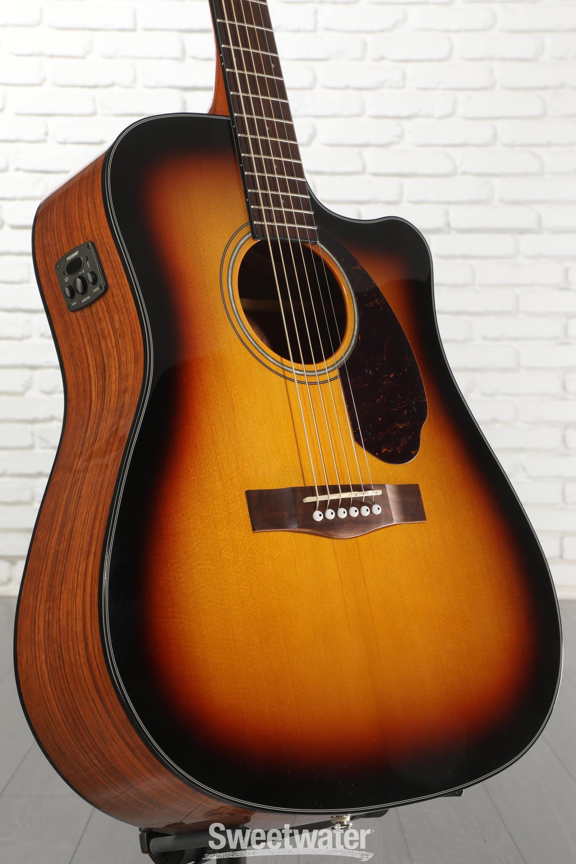 Photo of Fender CD-140SCE Dreadnought Acoustic-Electric Guitar - Sunburst