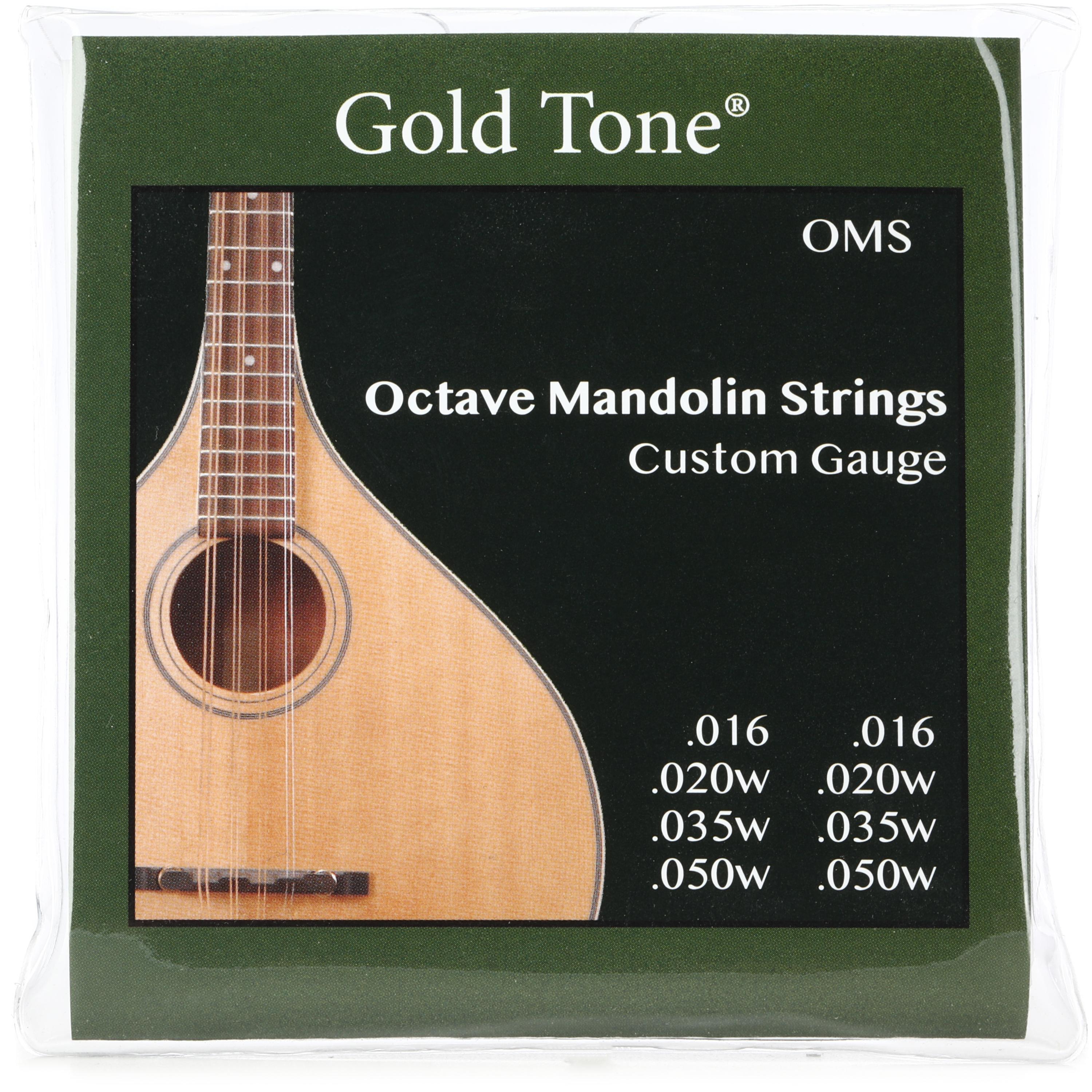 Gold Tone OMS Bronze Wound Octave Mandolin Strings, Full Set