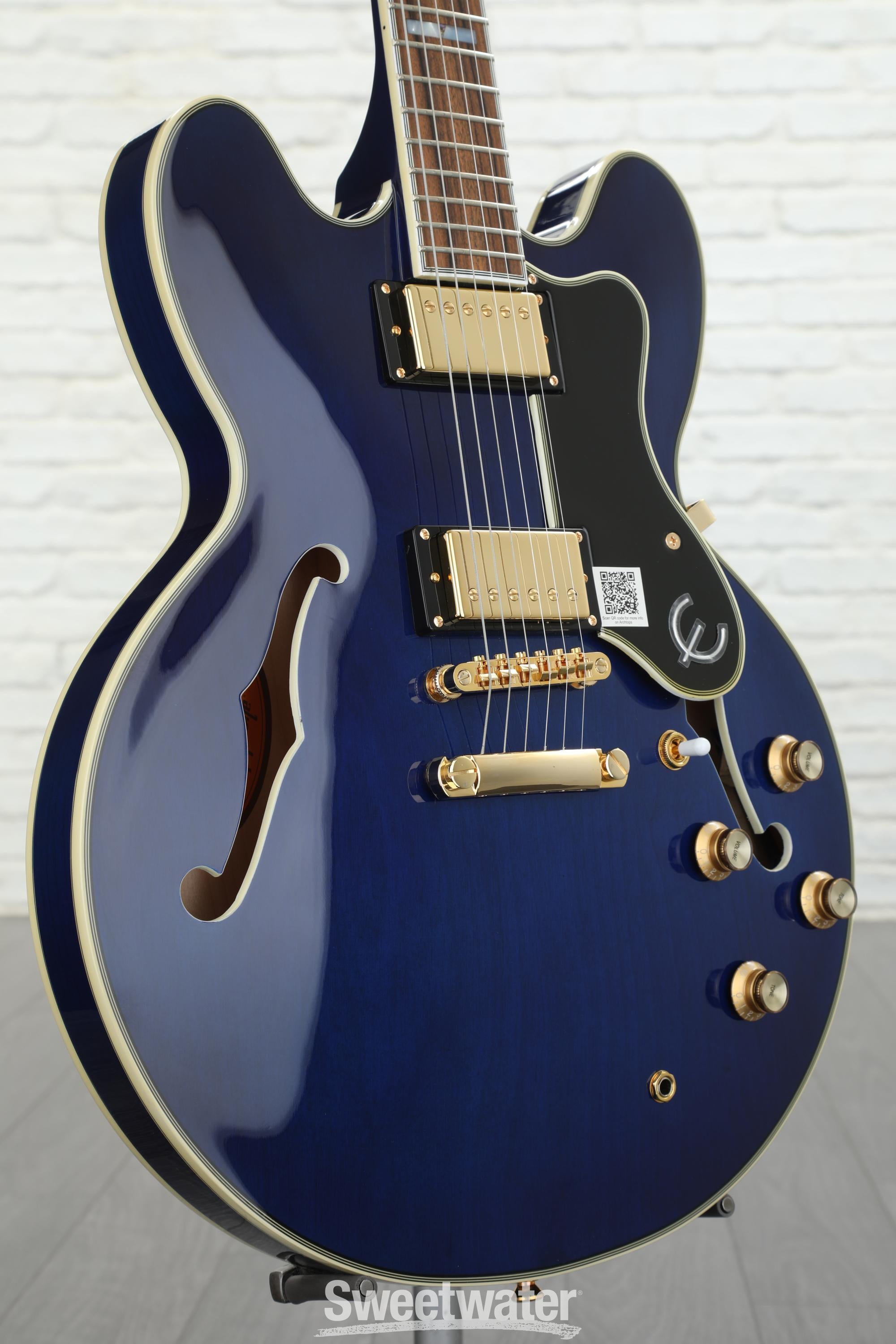 Epiphone Sheraton-II PRO Semi-Hollow Electric Guitar - Midnight Sapphire