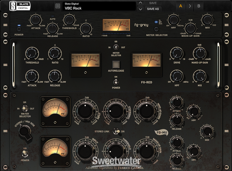 Slate Digital VBC Virtual Buss Compressors Plug-in Bundle
