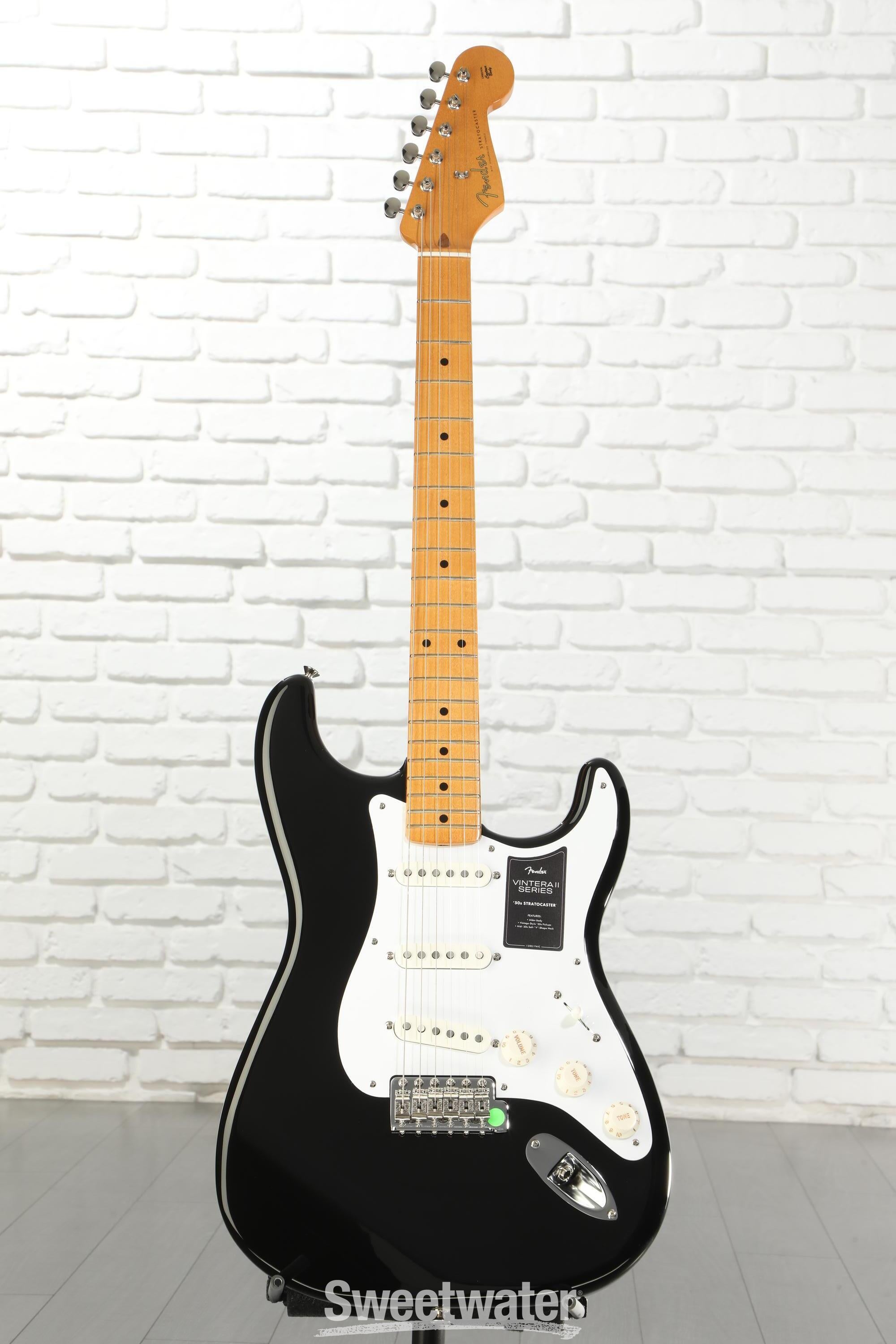 Fender Vintera II '50s Stratocaster Electric Guitar - Black with