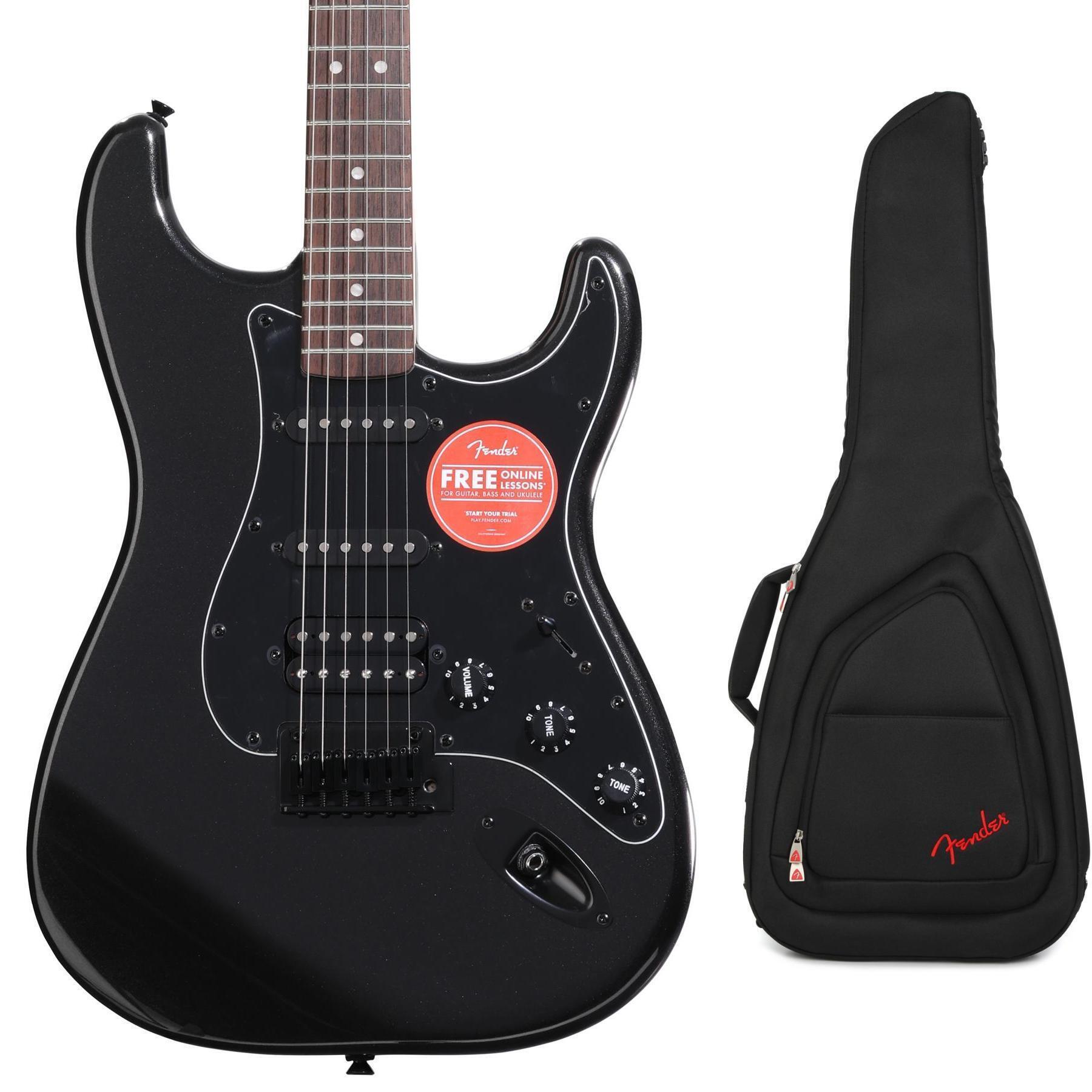 レビュー高評価の商品 Squier Affinity with Guitar Electric HSS Stratocaster Series ギター
