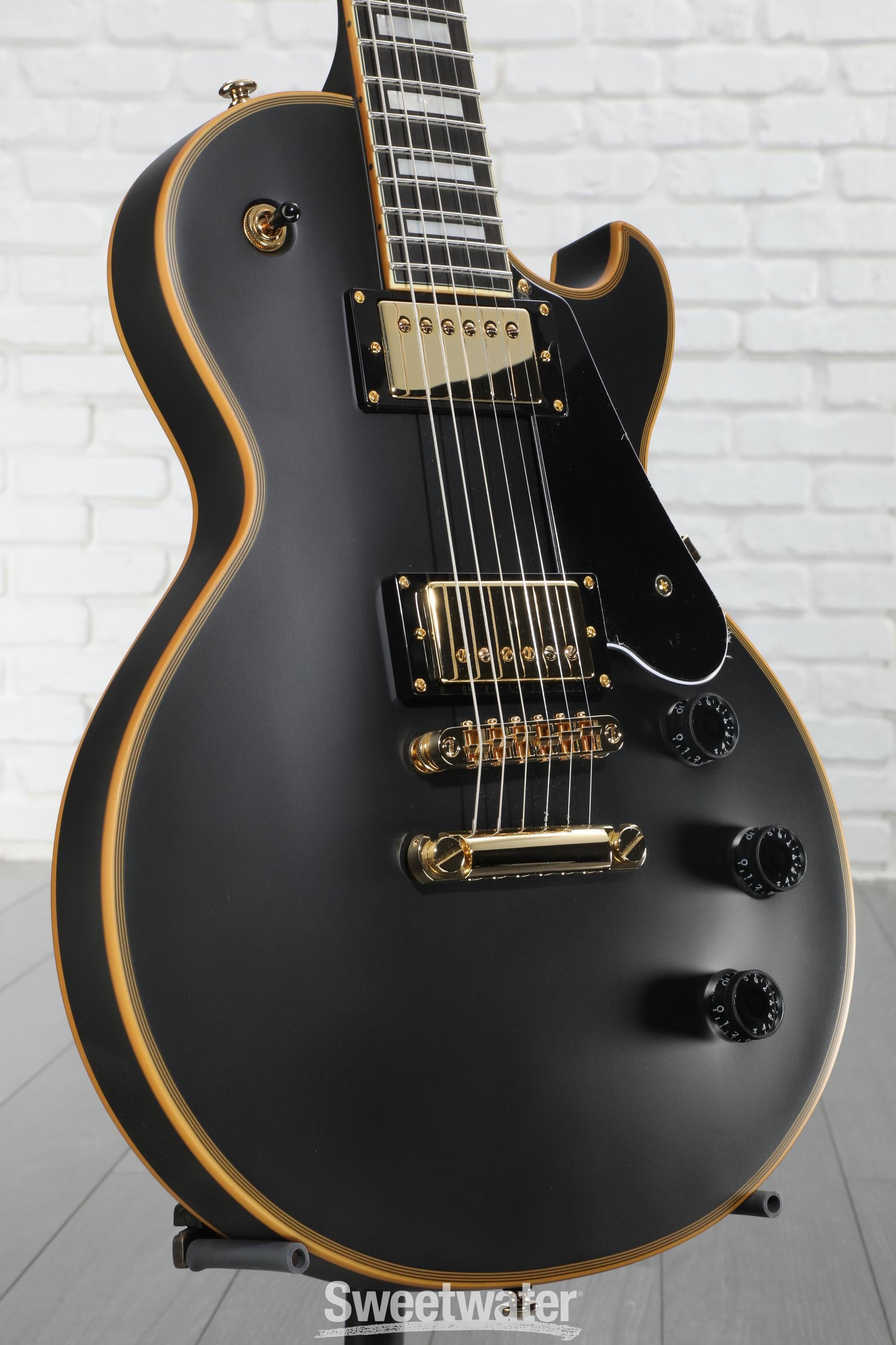 Schecter Solo-II Custom Electric Guitar - Aged Black Satin