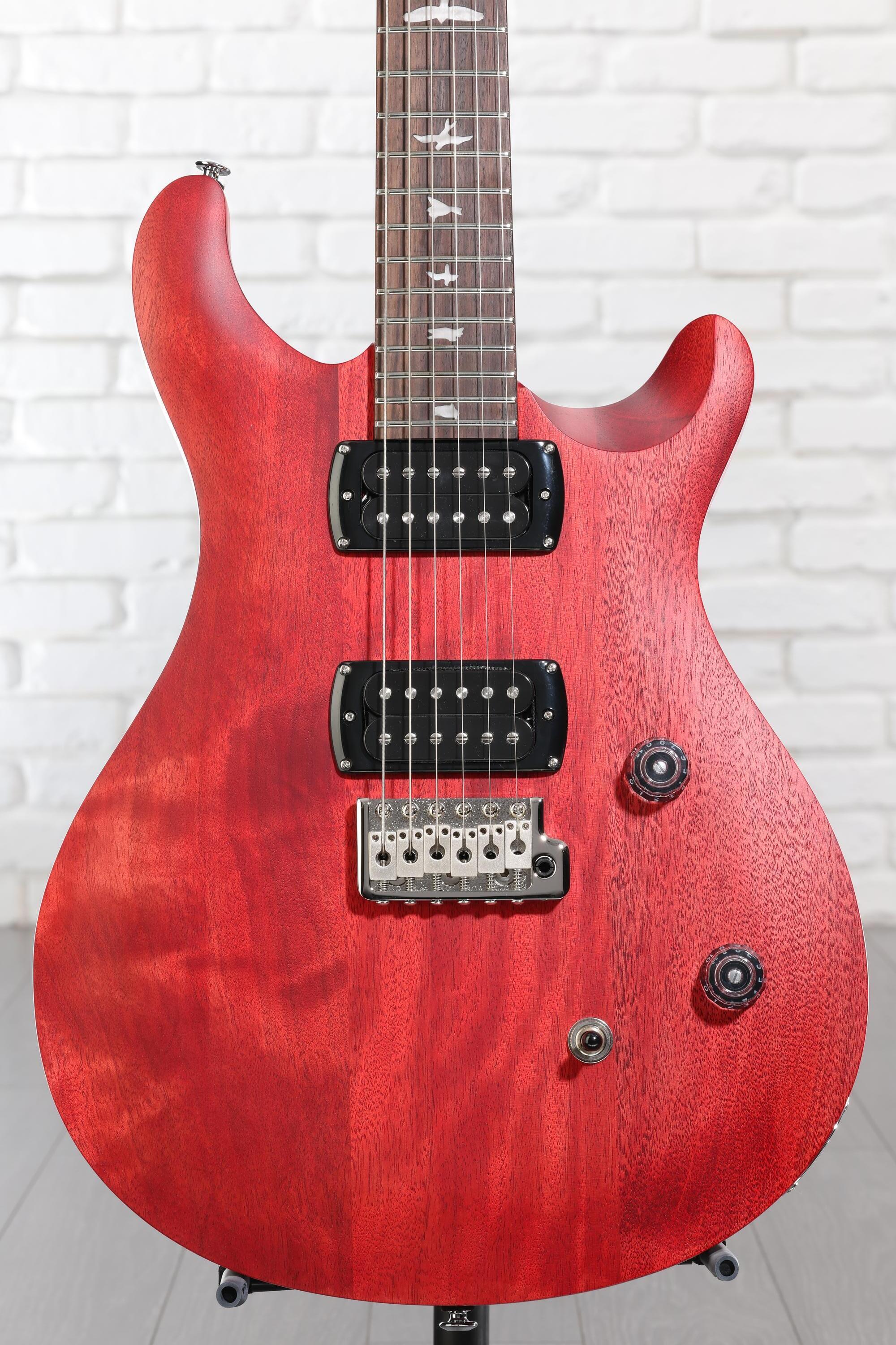 PRS SE CE 24 Standard Satin Electric Guitar - Vintage Cherry Satin