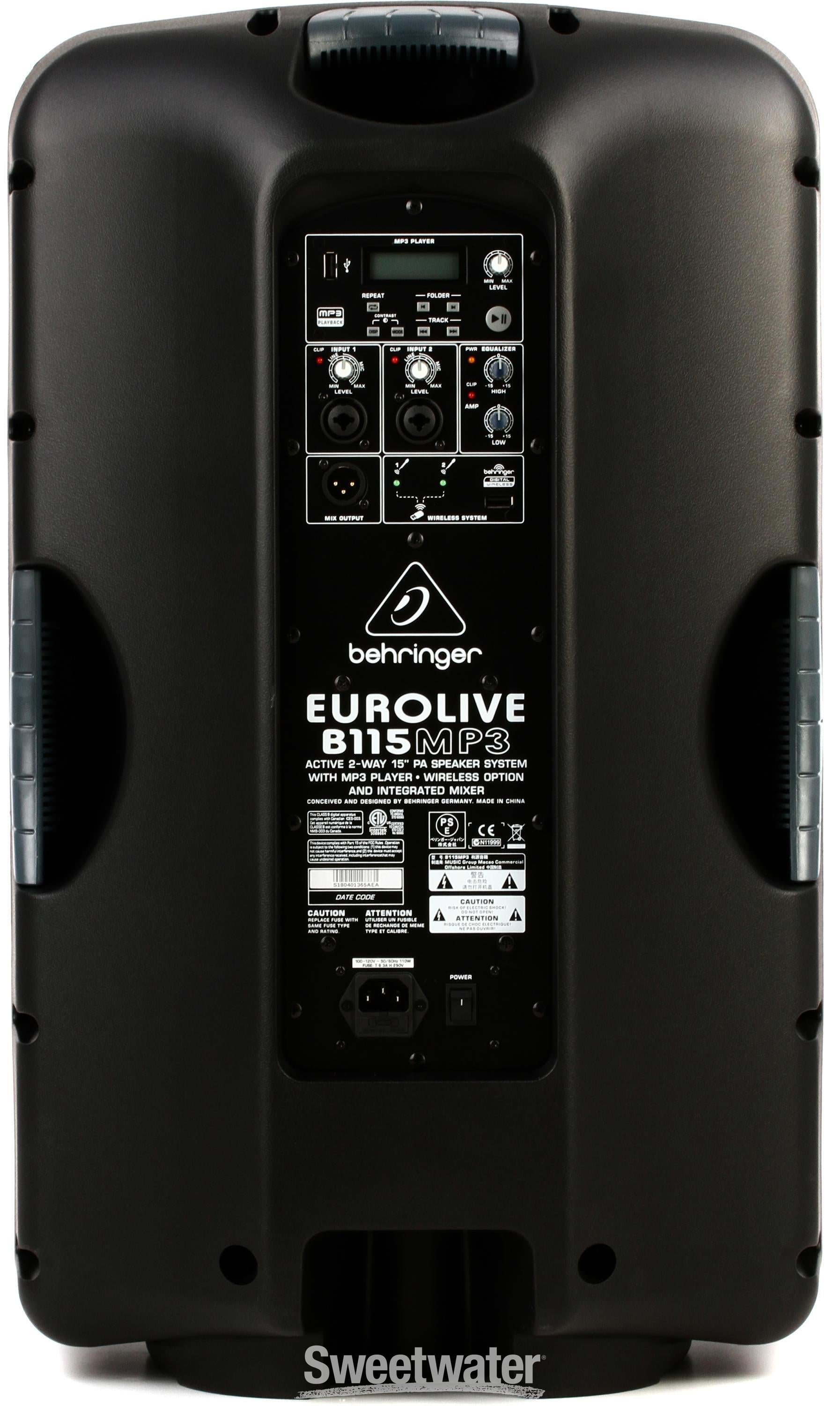 Stage Monitor Behringer B115MP3 Ab 238,00 U20ac