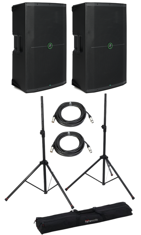 MACKIE 15インチ パワード２本 Mackie Thump215 1,400-watt 15-inch Powered Speaker Pair with