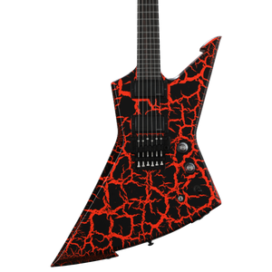 Schecter BälSäc E-1 FR Electric Guitar - Black Orange Schecter BälSäc E-1 FR Electric Guitar - Black Orange