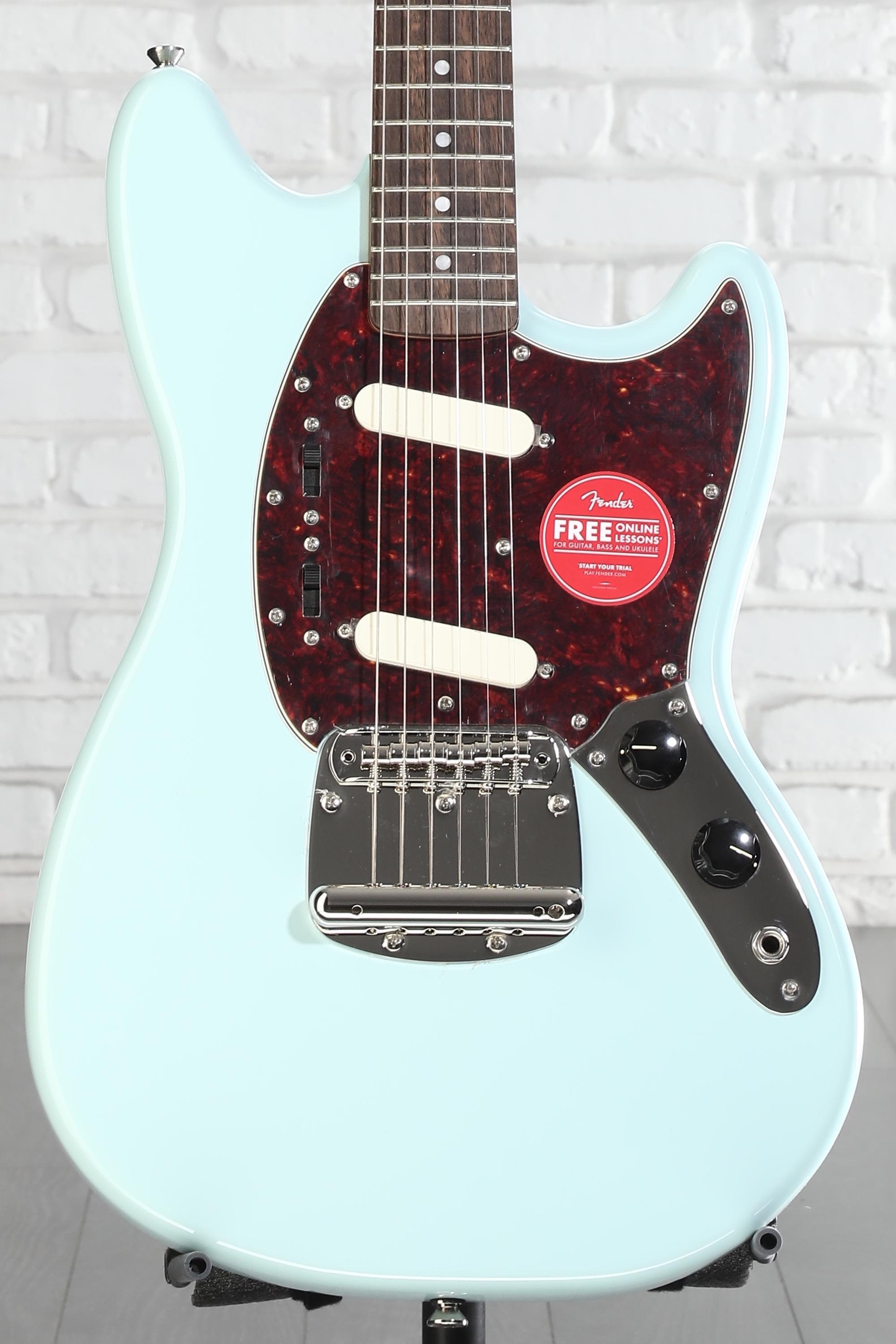 Squier Classic Vibe '60s Mustang Electric Guitar - Sonic Blue