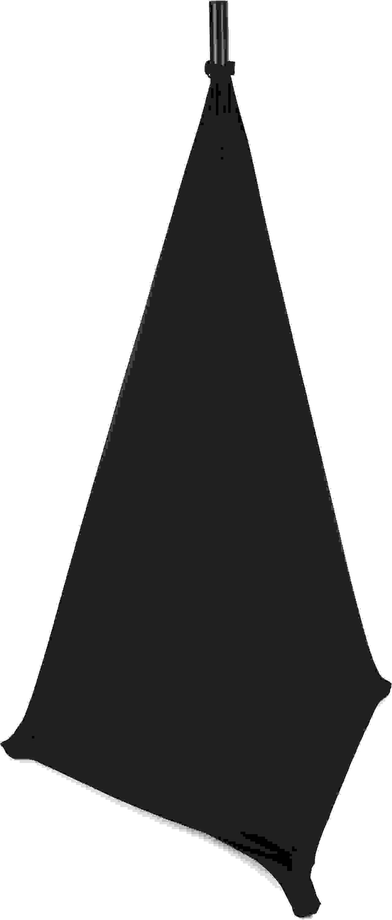 Gator GPASTAND2B 2sided Speaker Stand Scrim Black Sweetwater