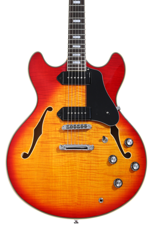 Sire Larry Carlton H7V Semi-hollowbody Electric Guitar - Cherry