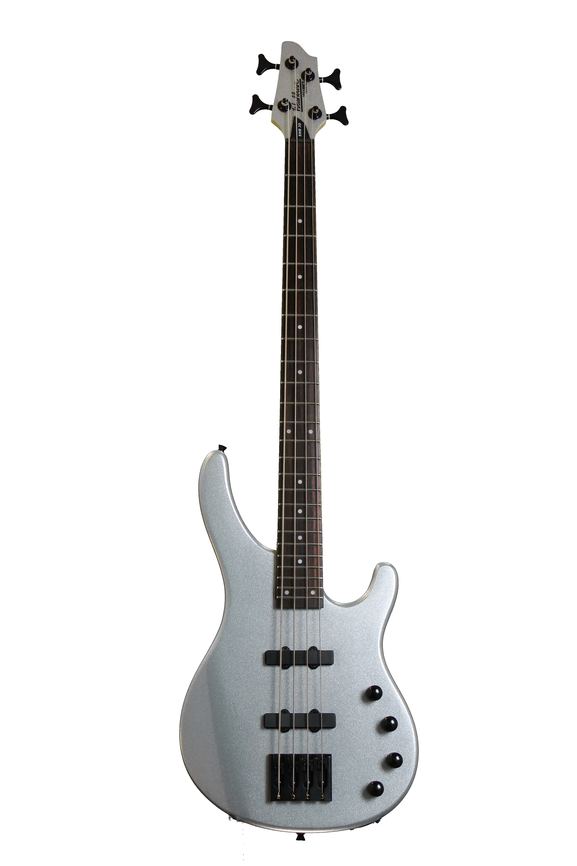 Washburn Stu Hamm Signature SHB30 - Silver Sparkle | Sweetwater