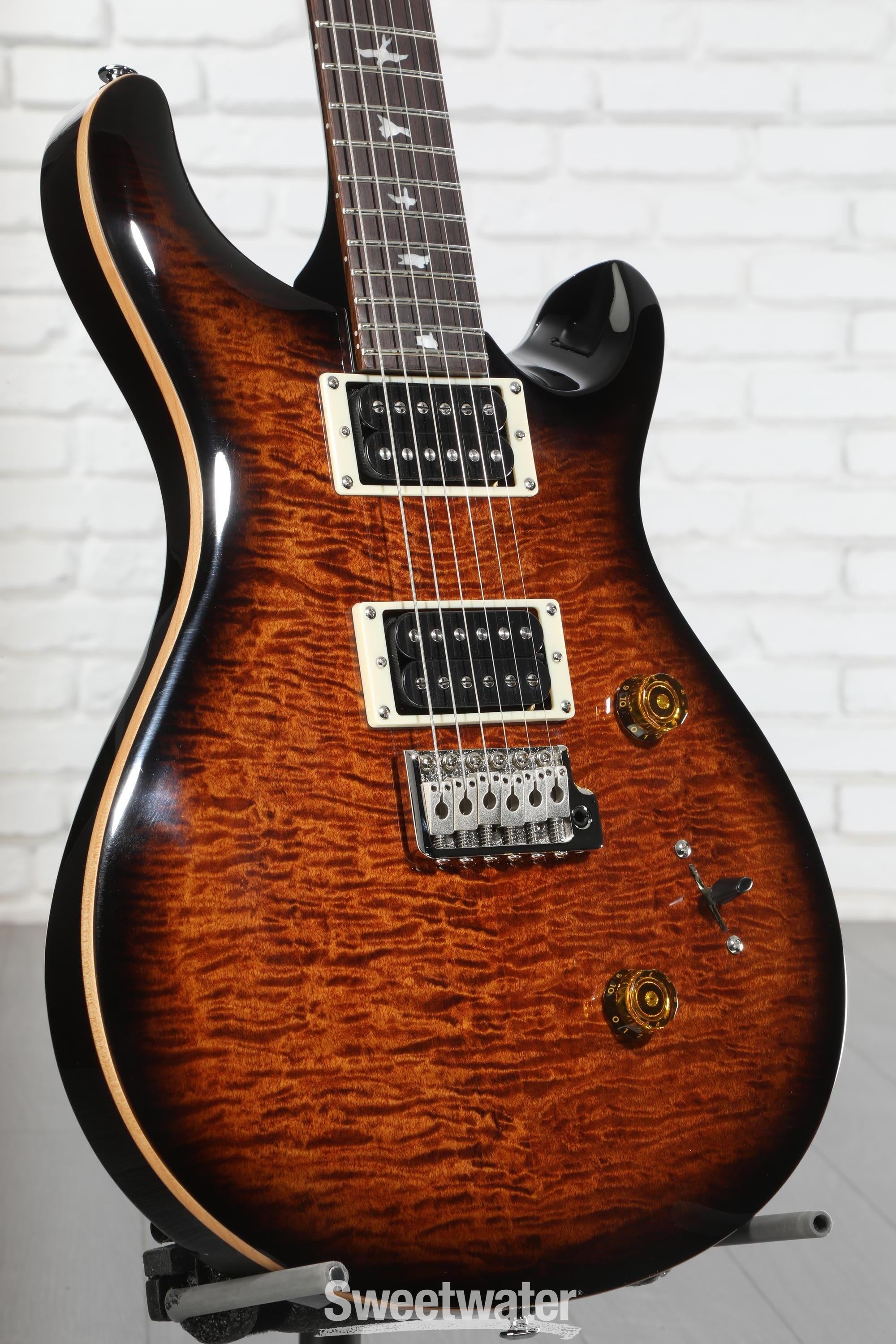 PRS SE Custom 24 Electric Guitar - Black Gold Sunburst