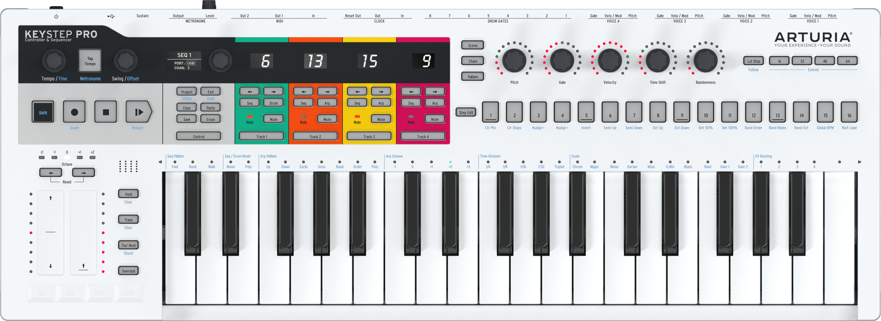 DTM・DAW Arturia Keystep Pro Arturia Arturia KeyStep Pro 37-key Controller & Sequencer Reviews