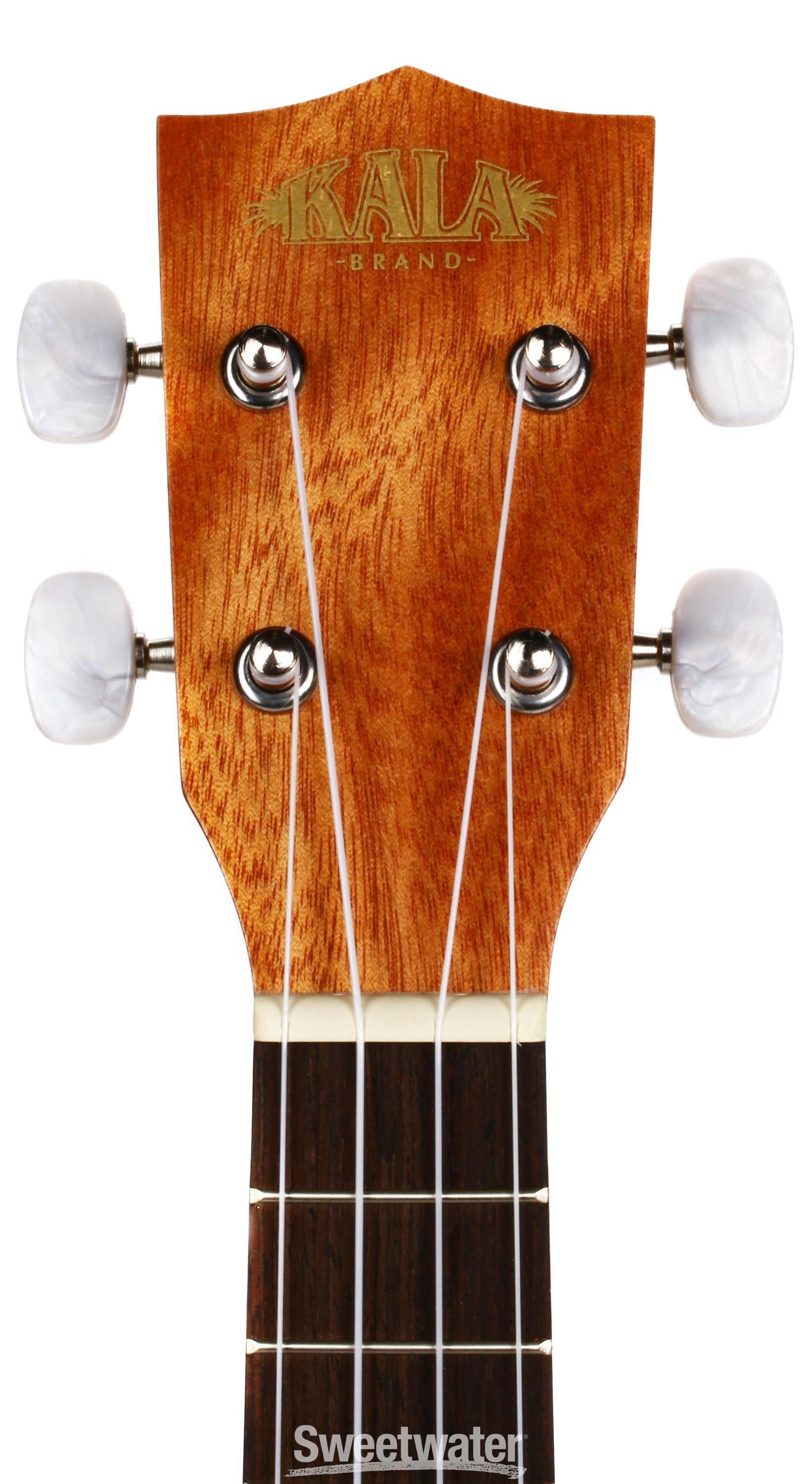 Kala KA-15S-S Spruce Top Soprano Ukulele - Satin Mahogany