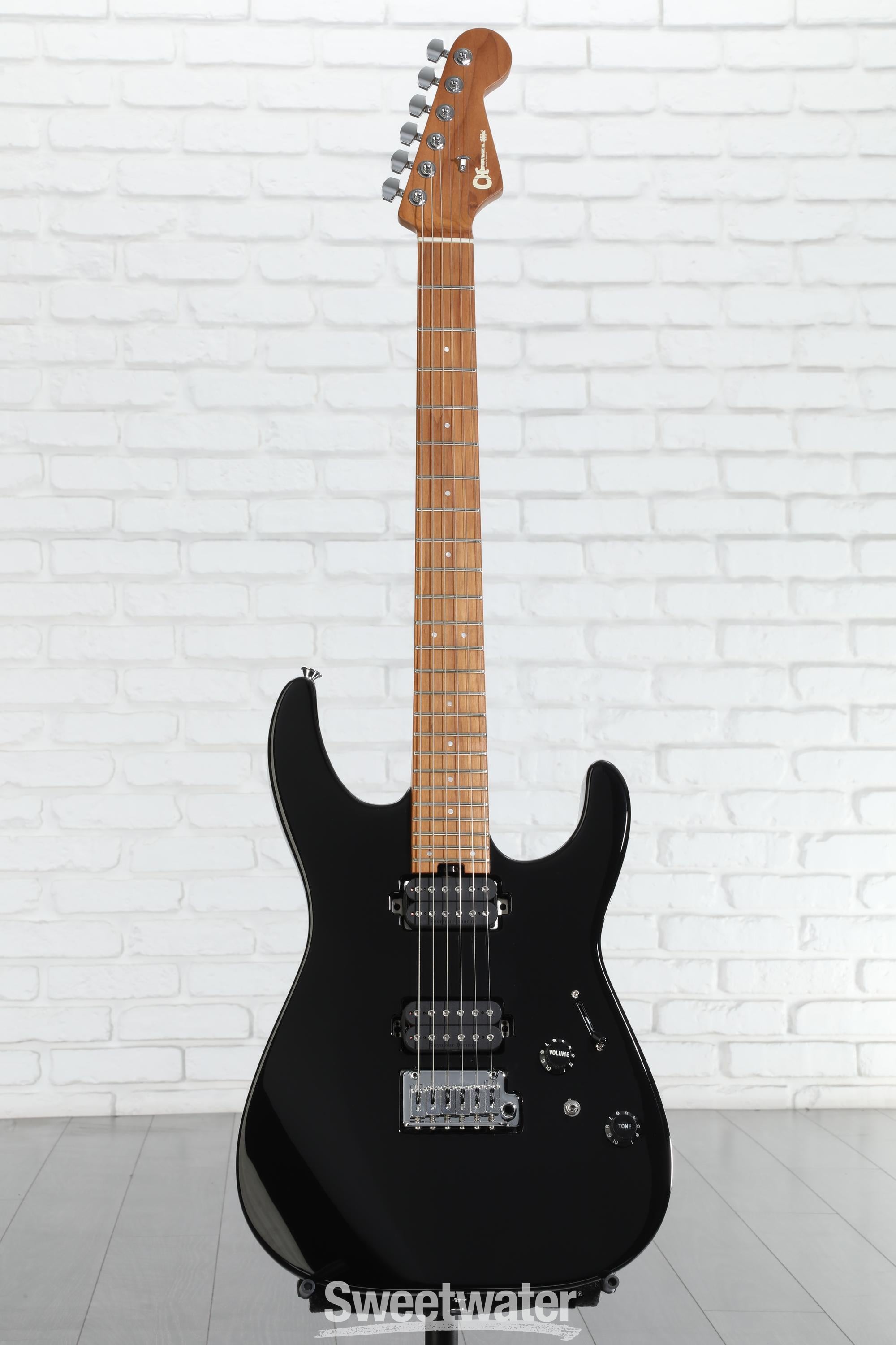 Charvel Pro-Mod DK24 HH 2PT Electric Guitar - Gloss Black | Sweetwater