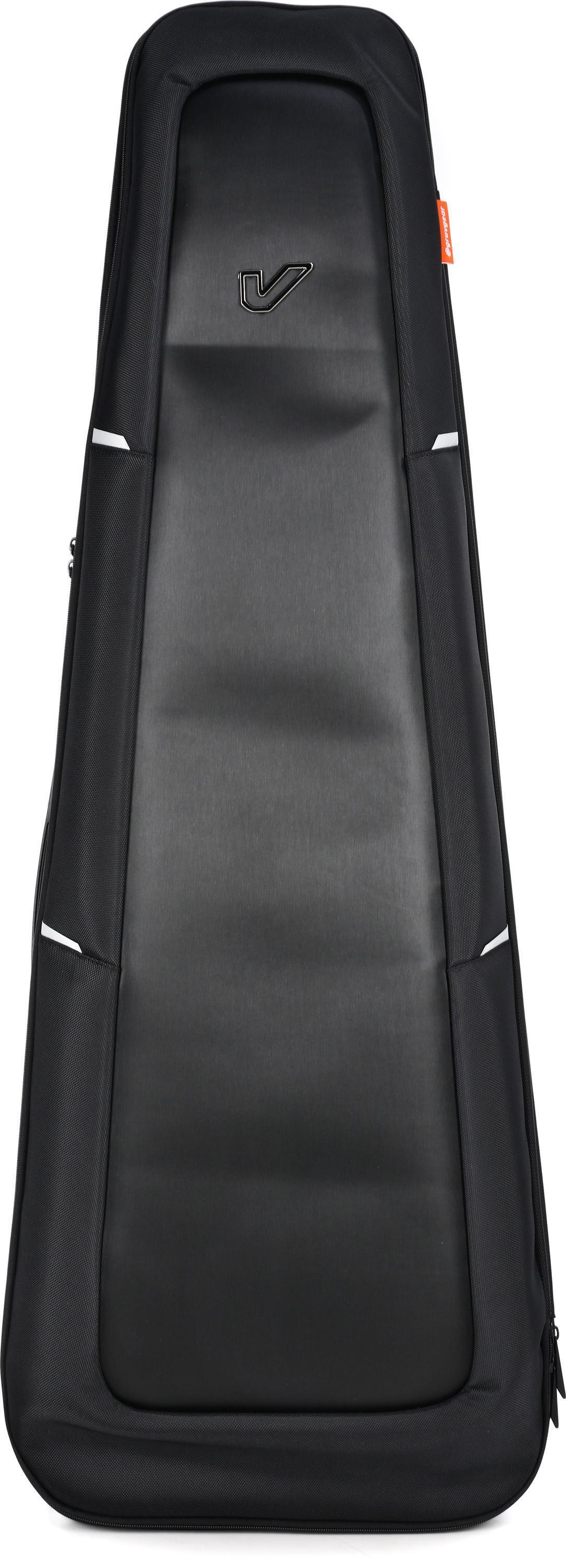 Photo of Gruv Gear Kapsule Hybrid Gig Bag for Electric Guitar - Black