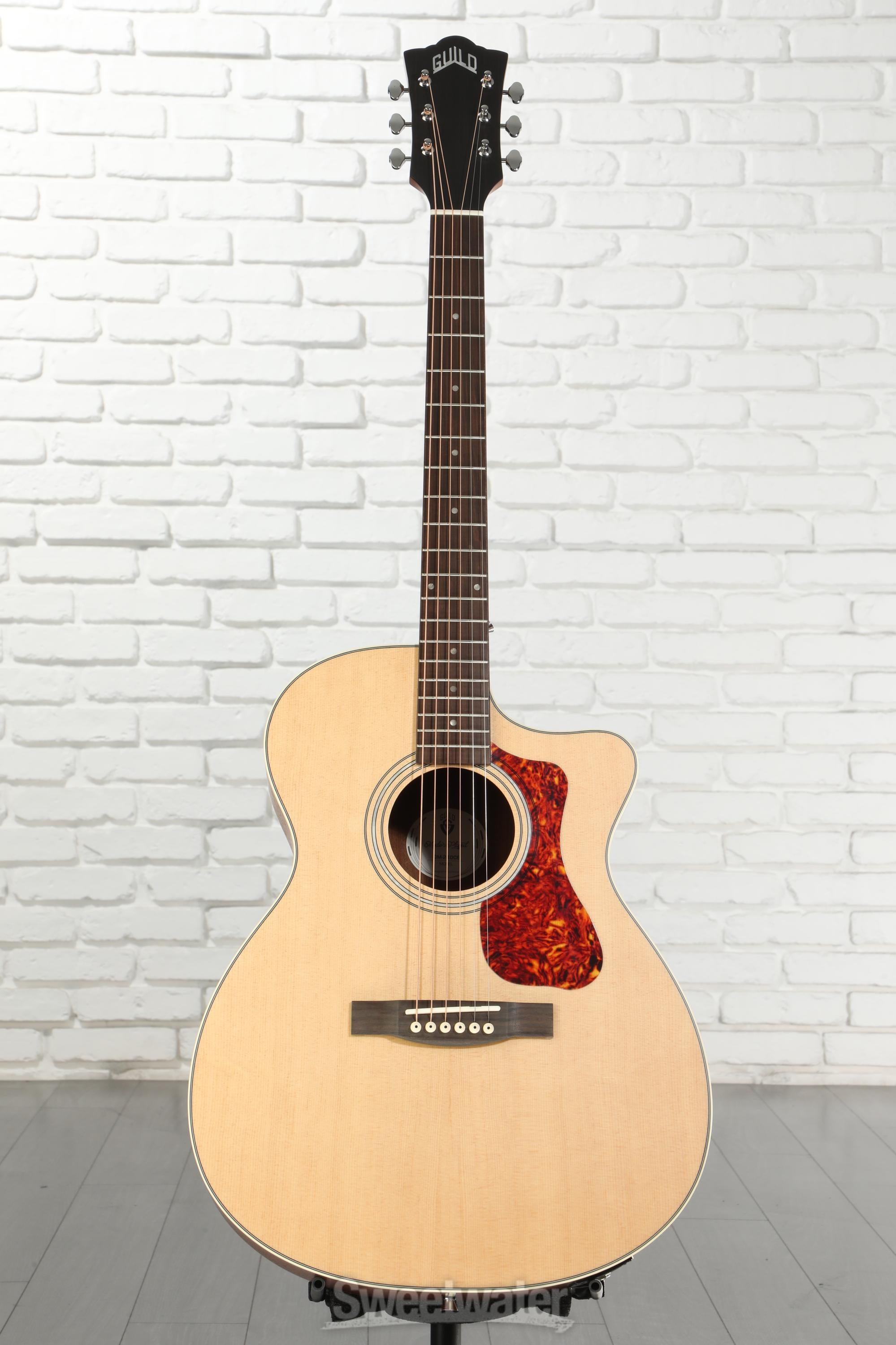 Guild OM-240CE, Orchestra Acoustic-Electric Guitar - Natural