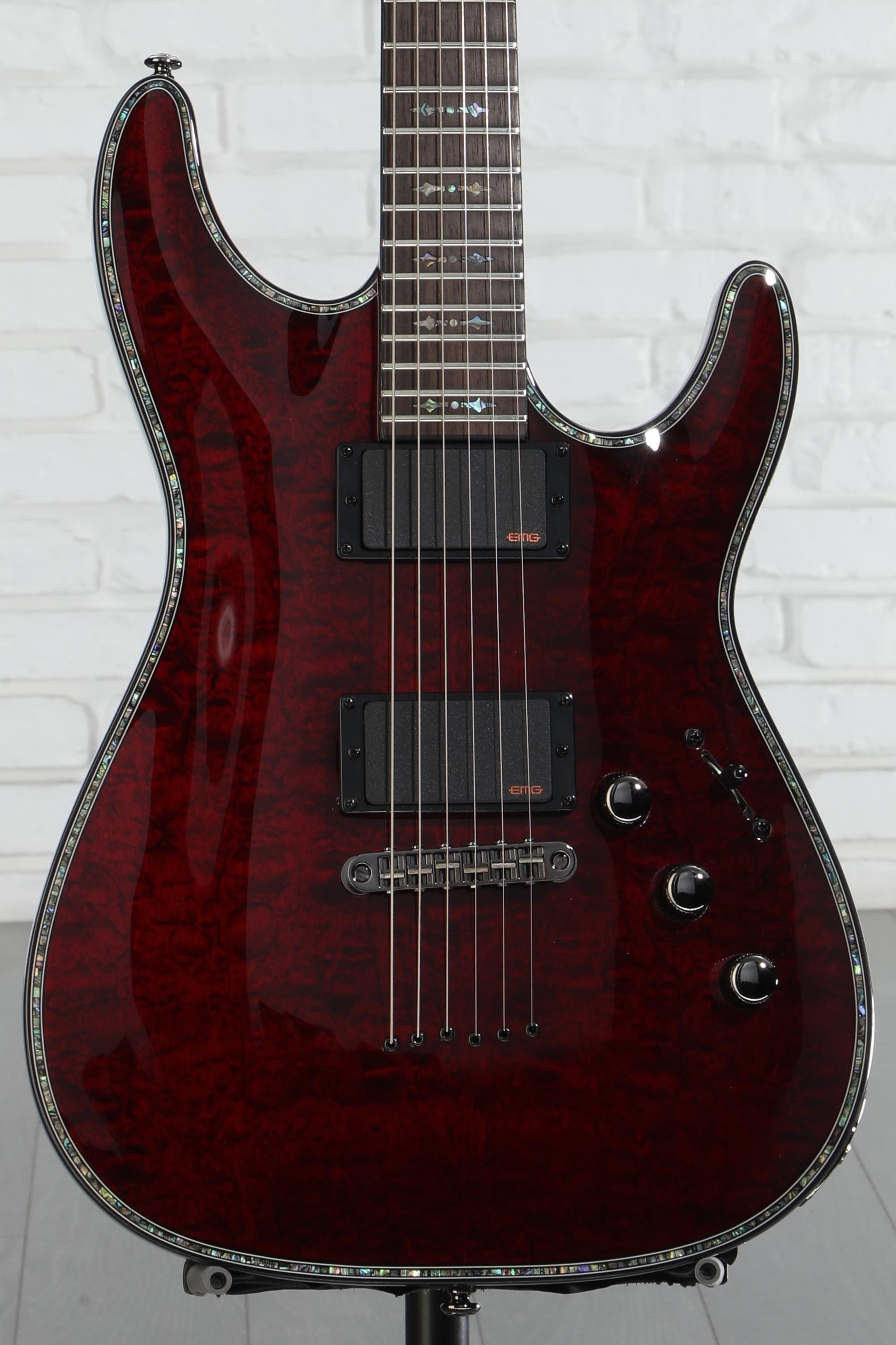 Schecter Hellraiser C-1 Electric Guitar - Black Cherry | Sweetwater