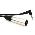 Photo of Hosa XVM-105M XLR Male to Right Angle 3.5mm TRS Male Cable - 5 foot